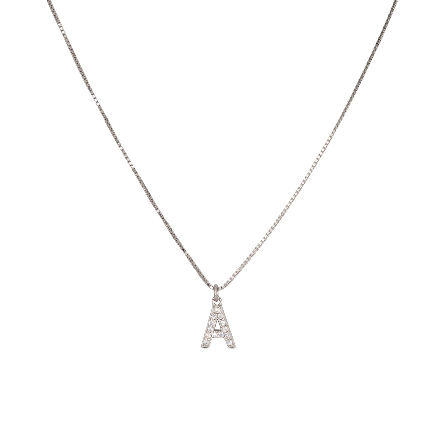 Initial Letters Necklace Dilvdò Gold White