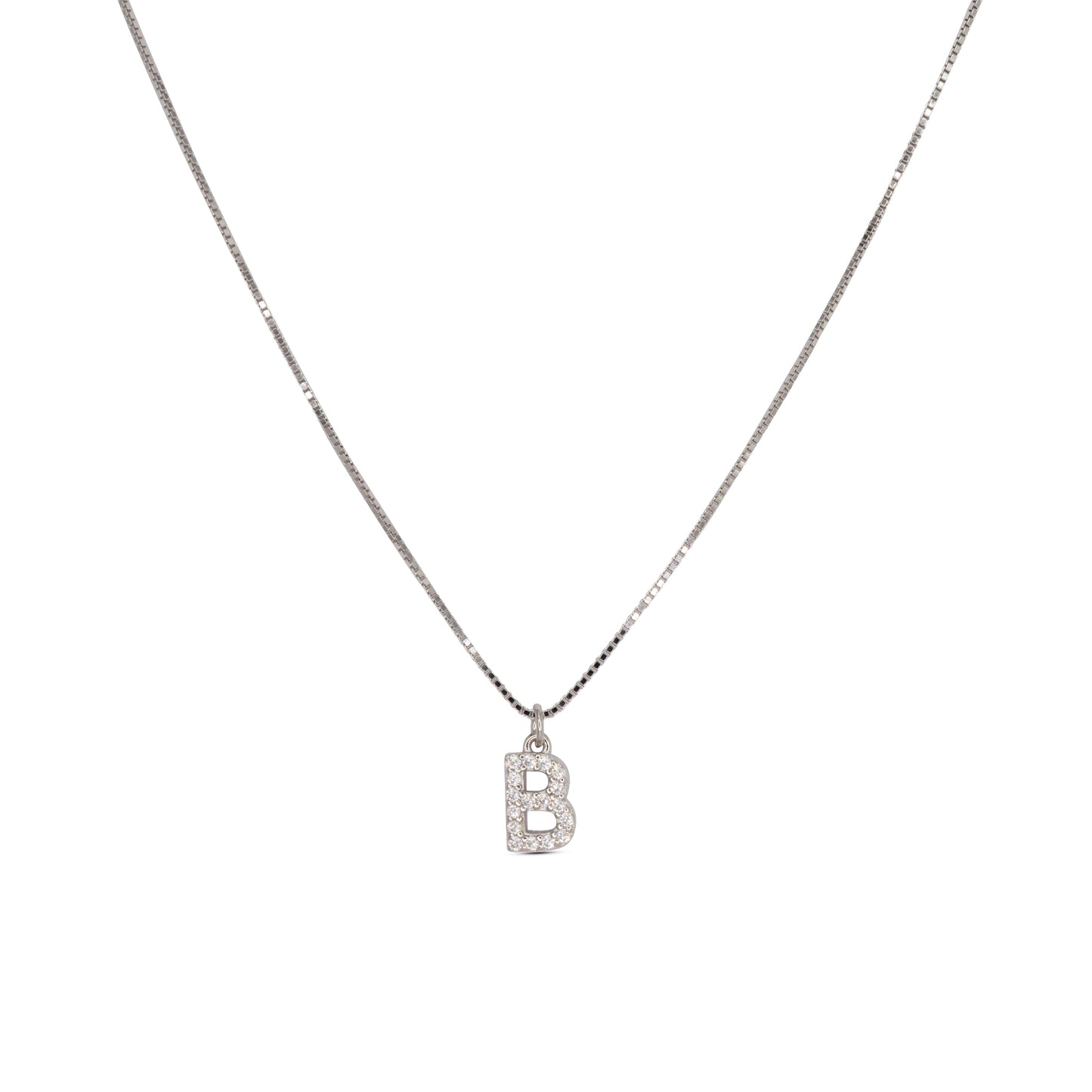 Initial Letters Necklace Dilvdò Gold White