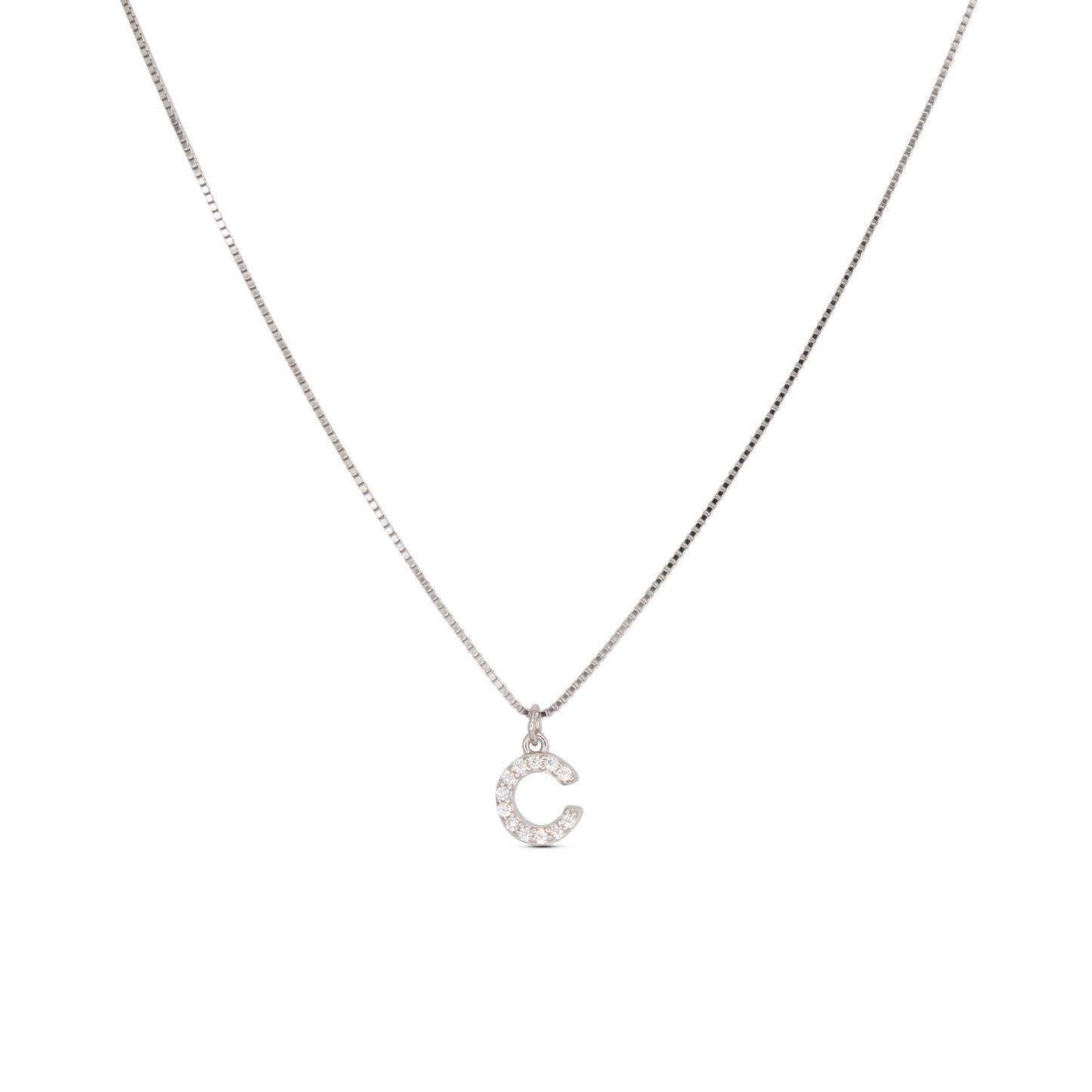 Initial Letters Necklace Dilvdò Gold White