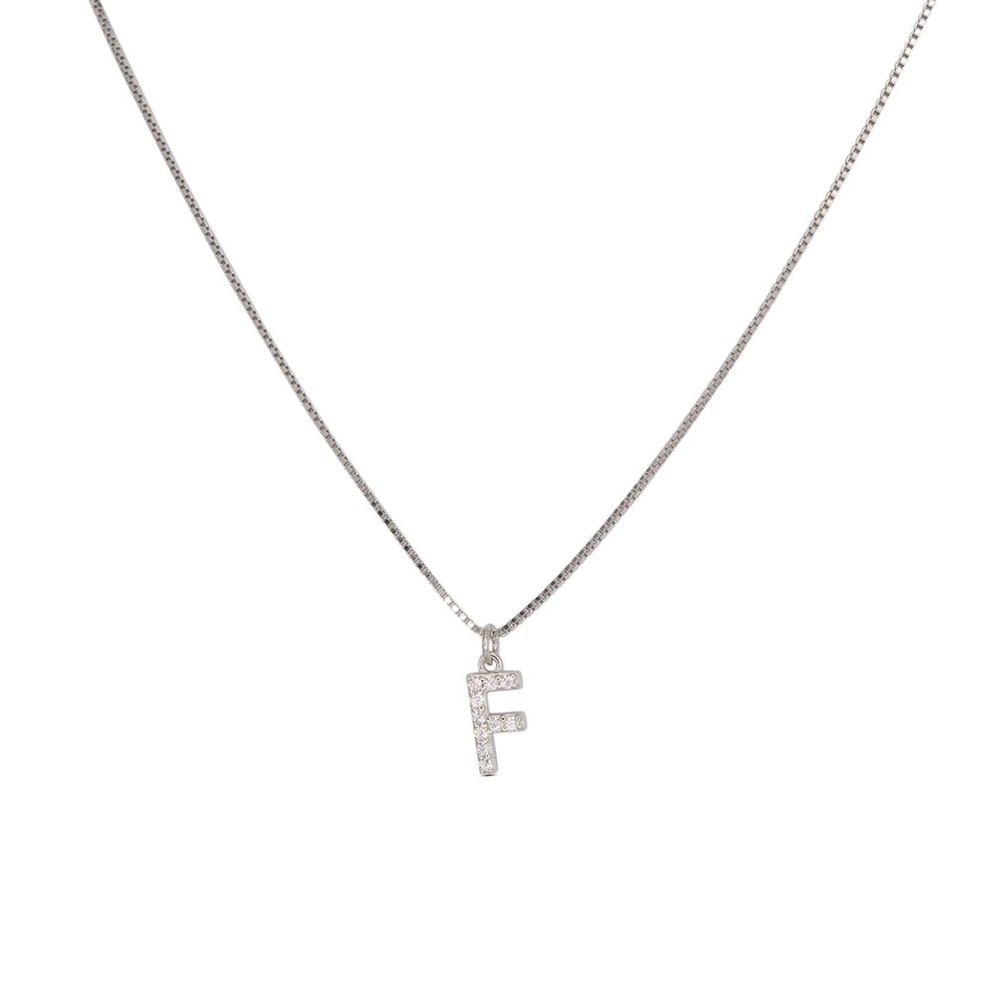 Initial Letters Necklace Dilvdò Gold White