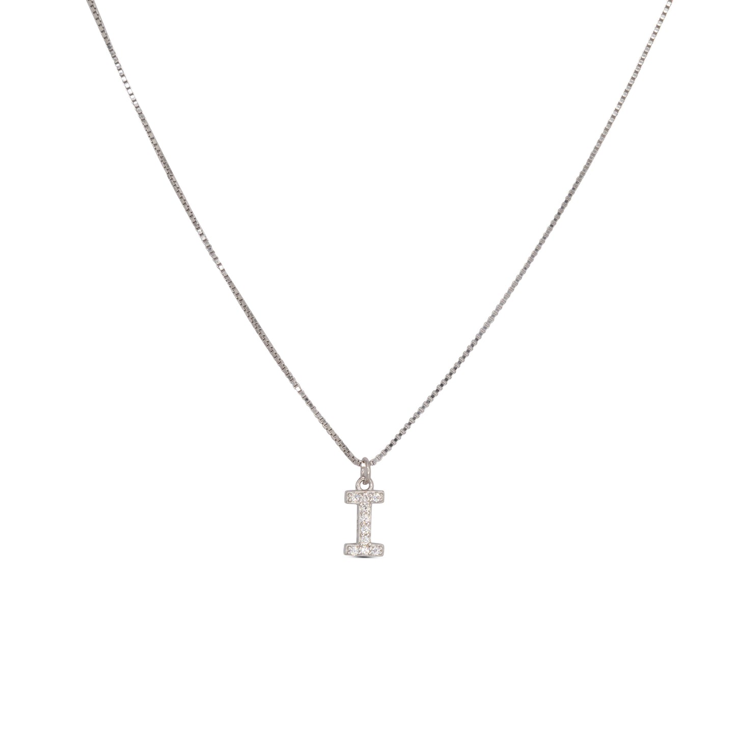 Initial Letters Necklace Dilvdò Gold White