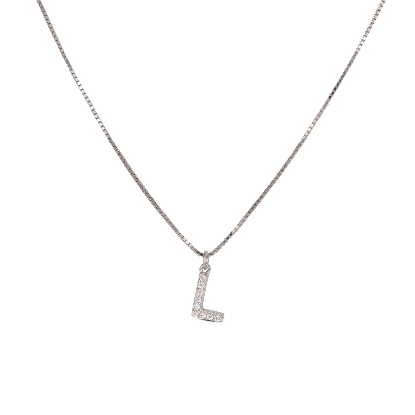 Initial Letters Necklace Dilvdò Gold White
