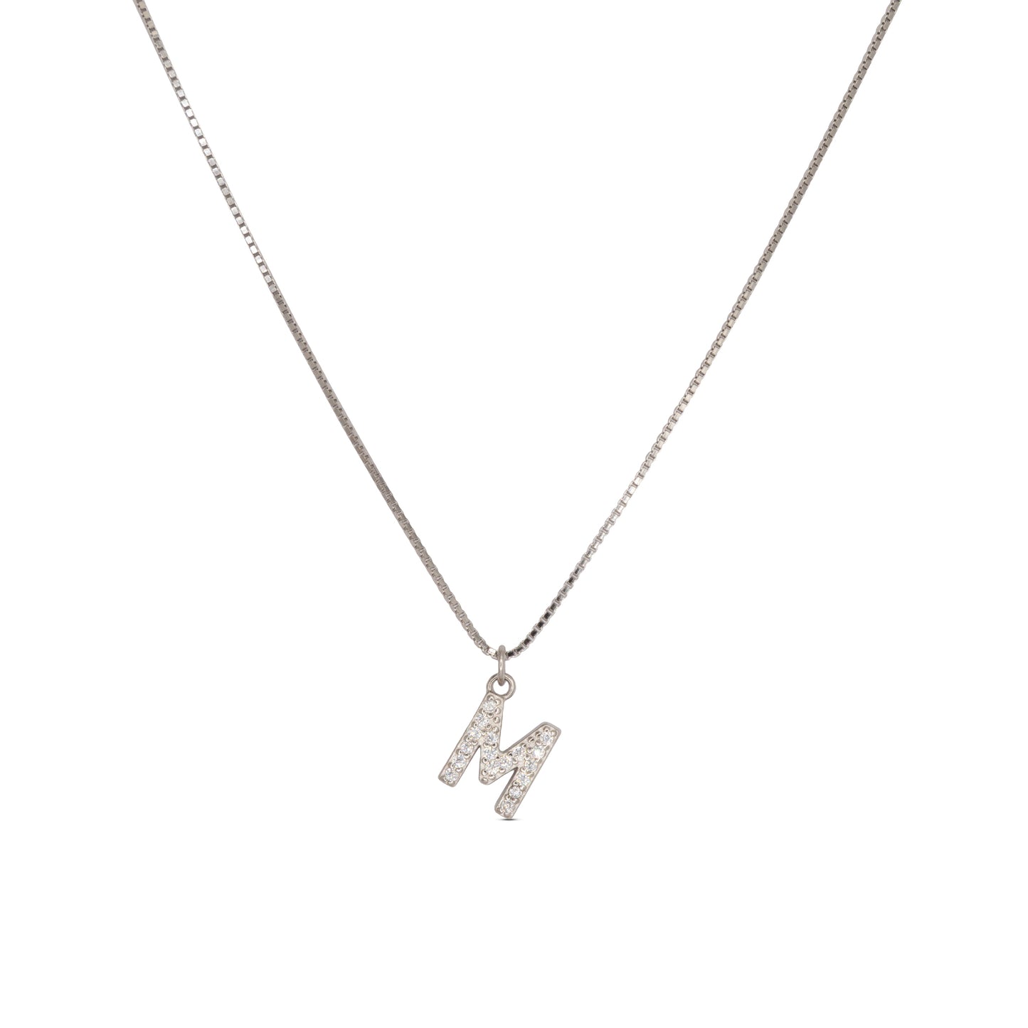 Initial Letters Necklace Dilvdò Gold White