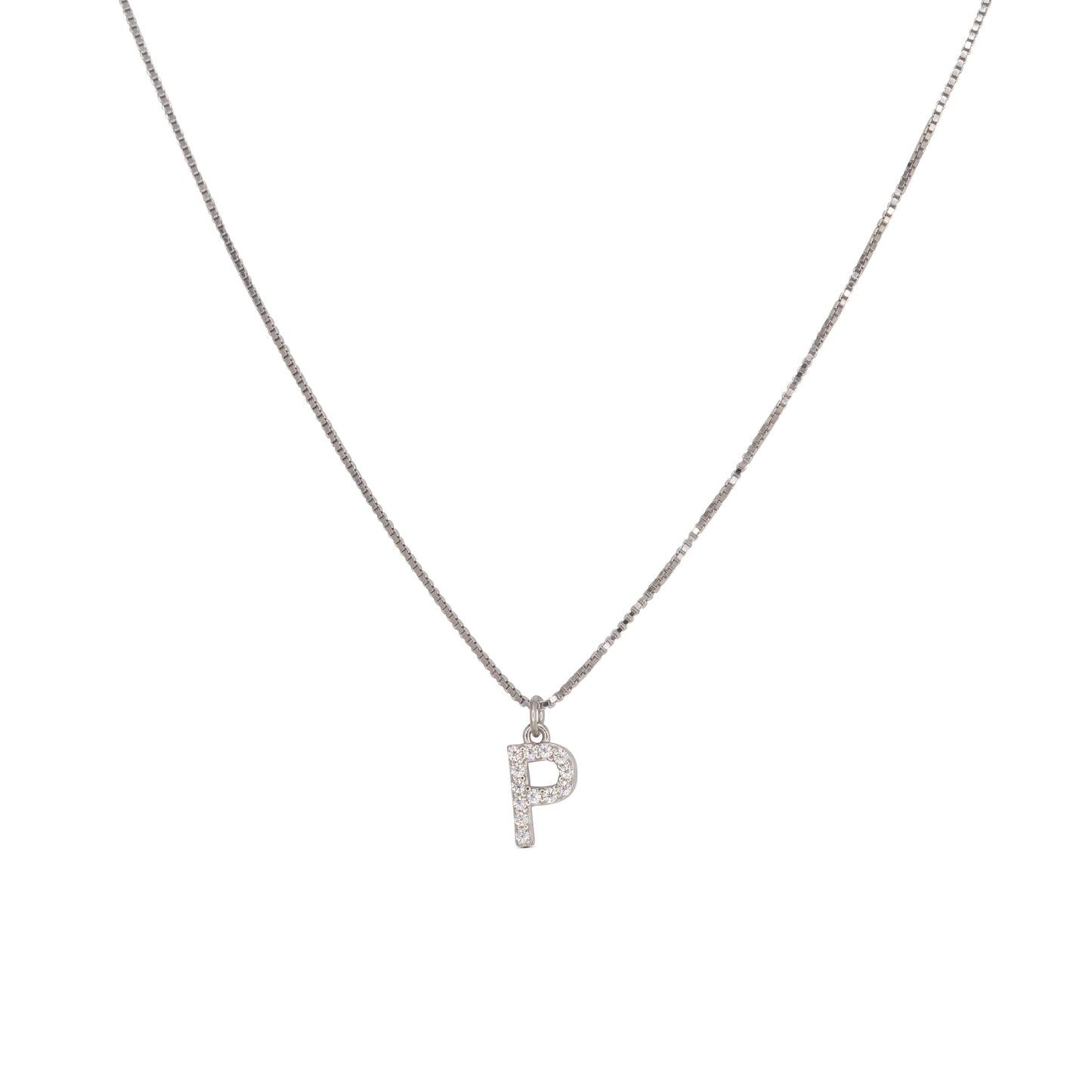 Initial Letters Necklace Dilvdò Gold White