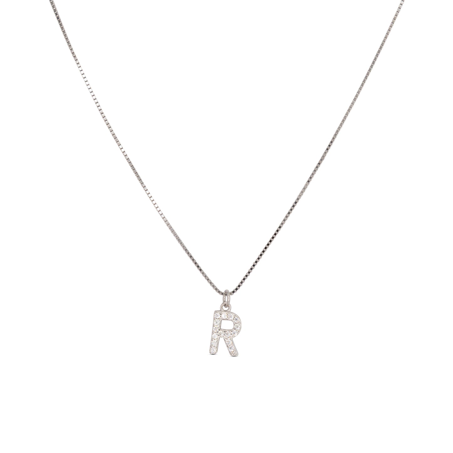 Initial Letters Necklace Dilvdò Gold White