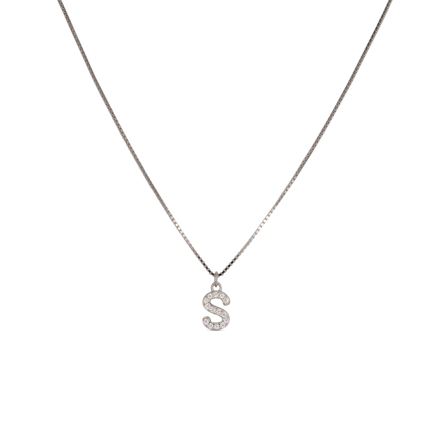 Initial Letters Necklace Dilvdò Gold White