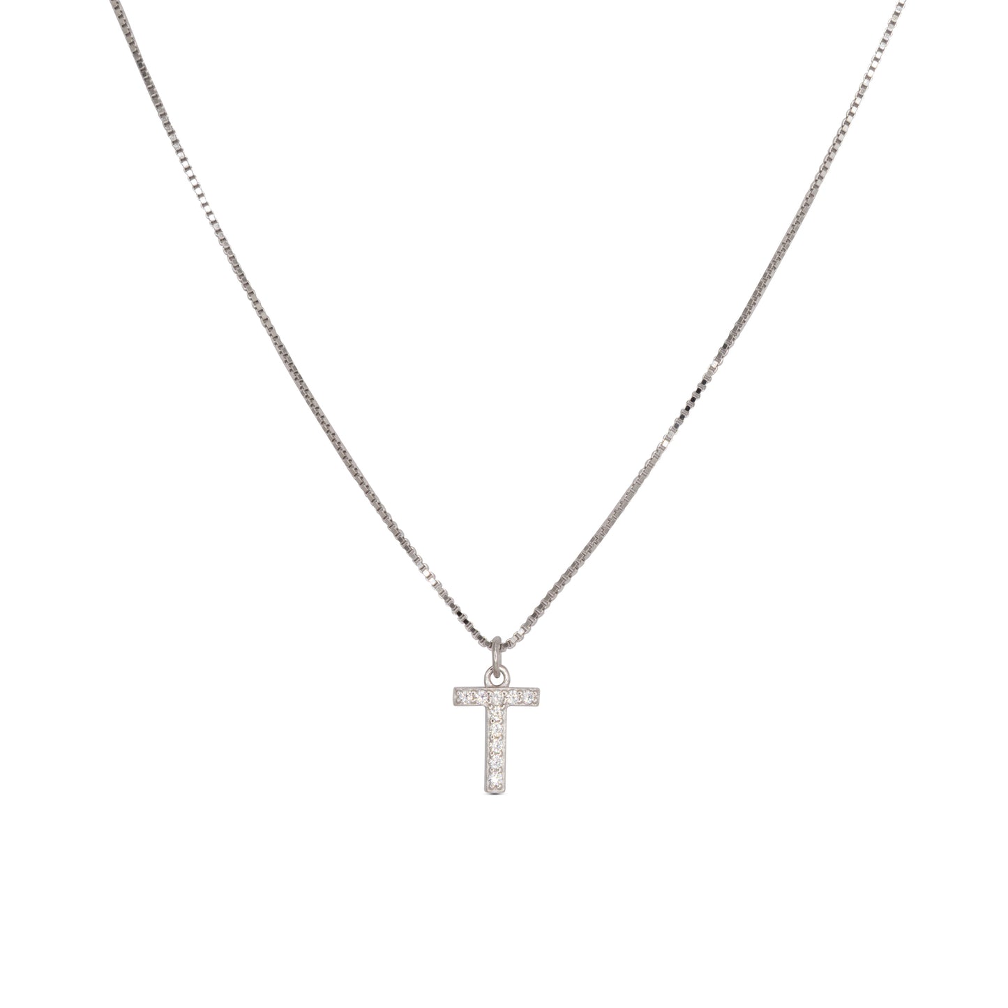 Initial Letters Necklace Dilvdò Gold White