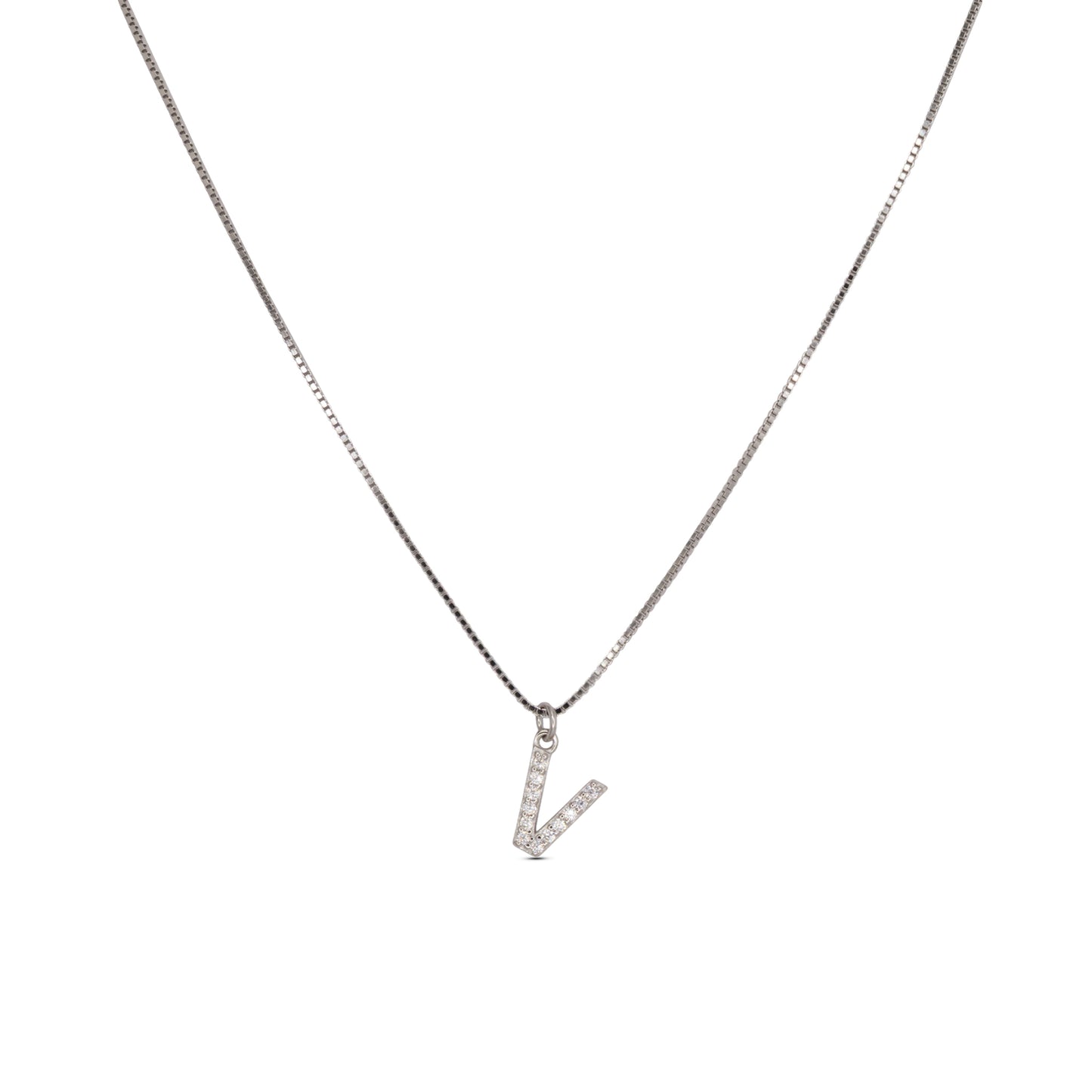 Initial Letters Necklace Dilvdò Gold White