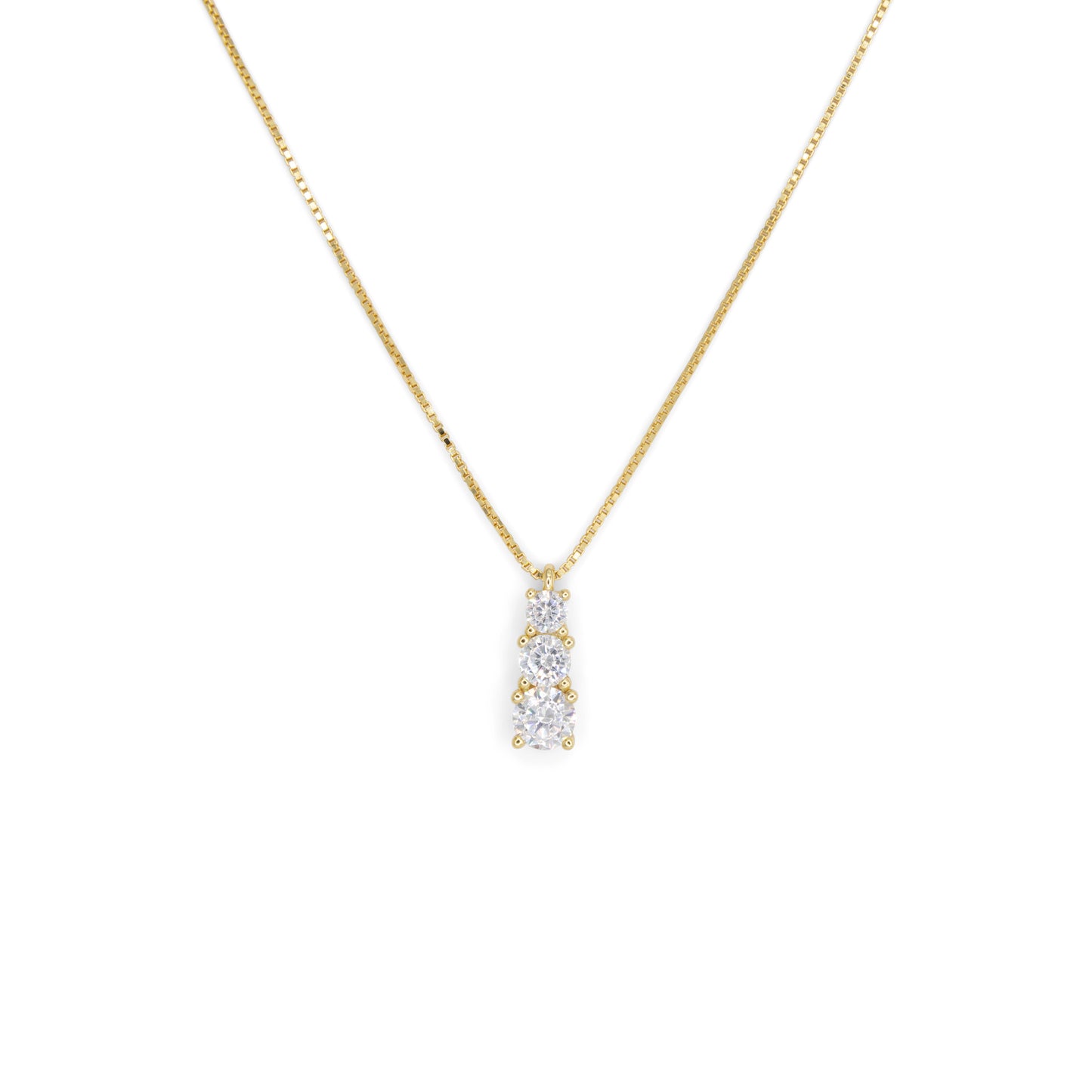 Pendant Degradè Necklace Dilvdò Point Light Silver White