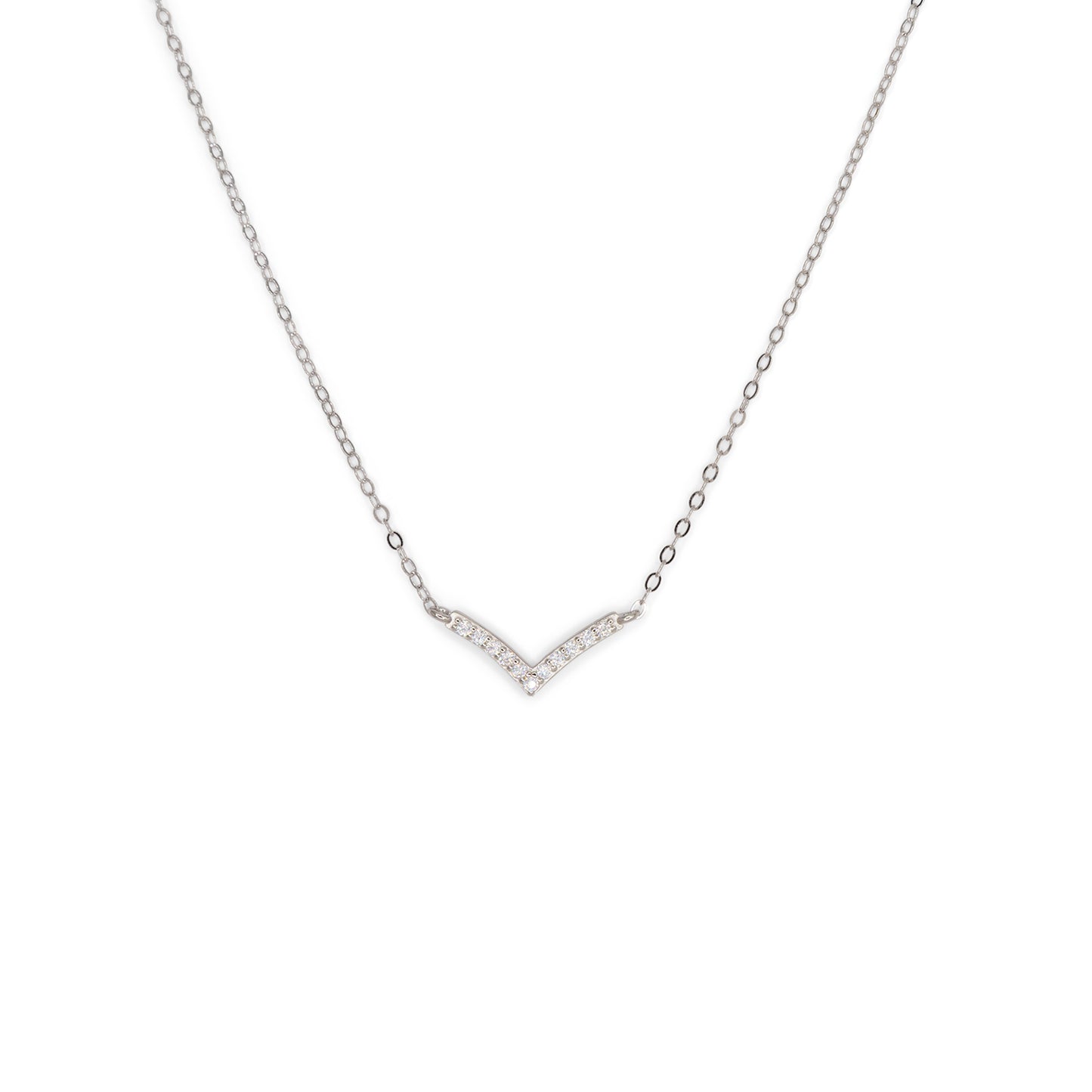 Necklace V Dilvdò Gold White
