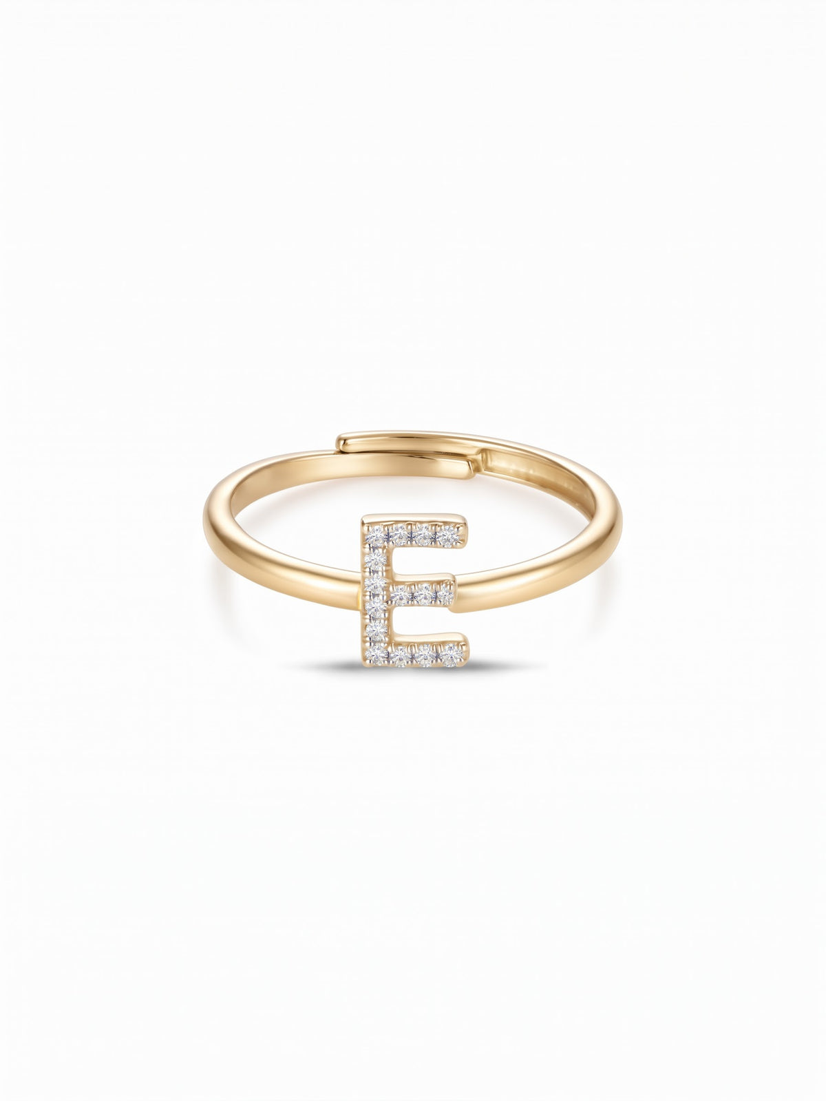 Initial Letters Ring Dilvdò Silver White