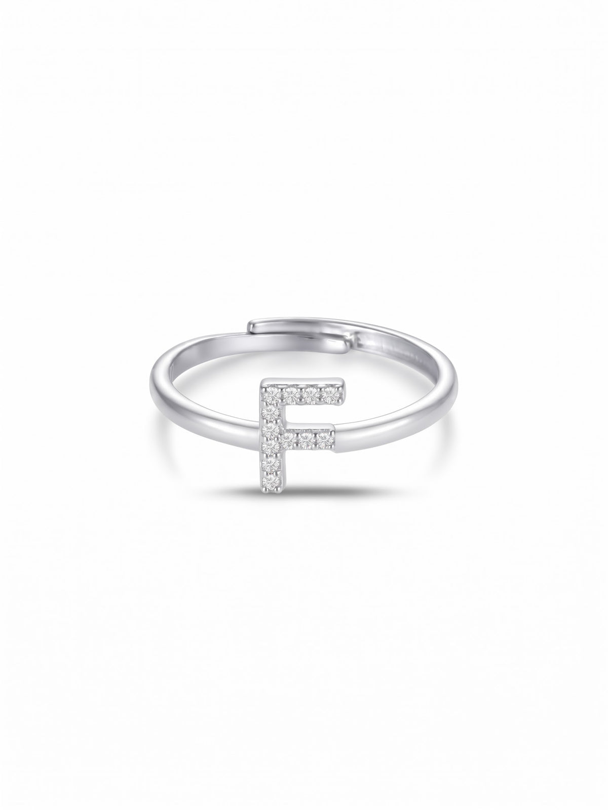 Initial Letters Ring Dilvdò Gold White
