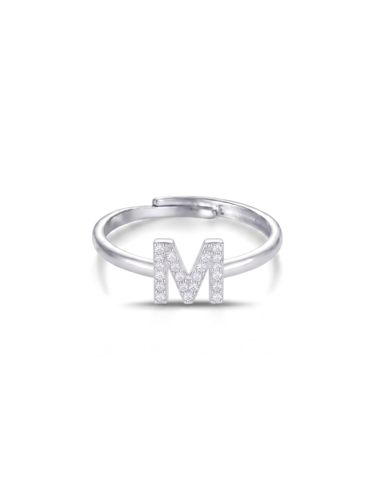Initial Letters Ring Dilvdò Gold White
