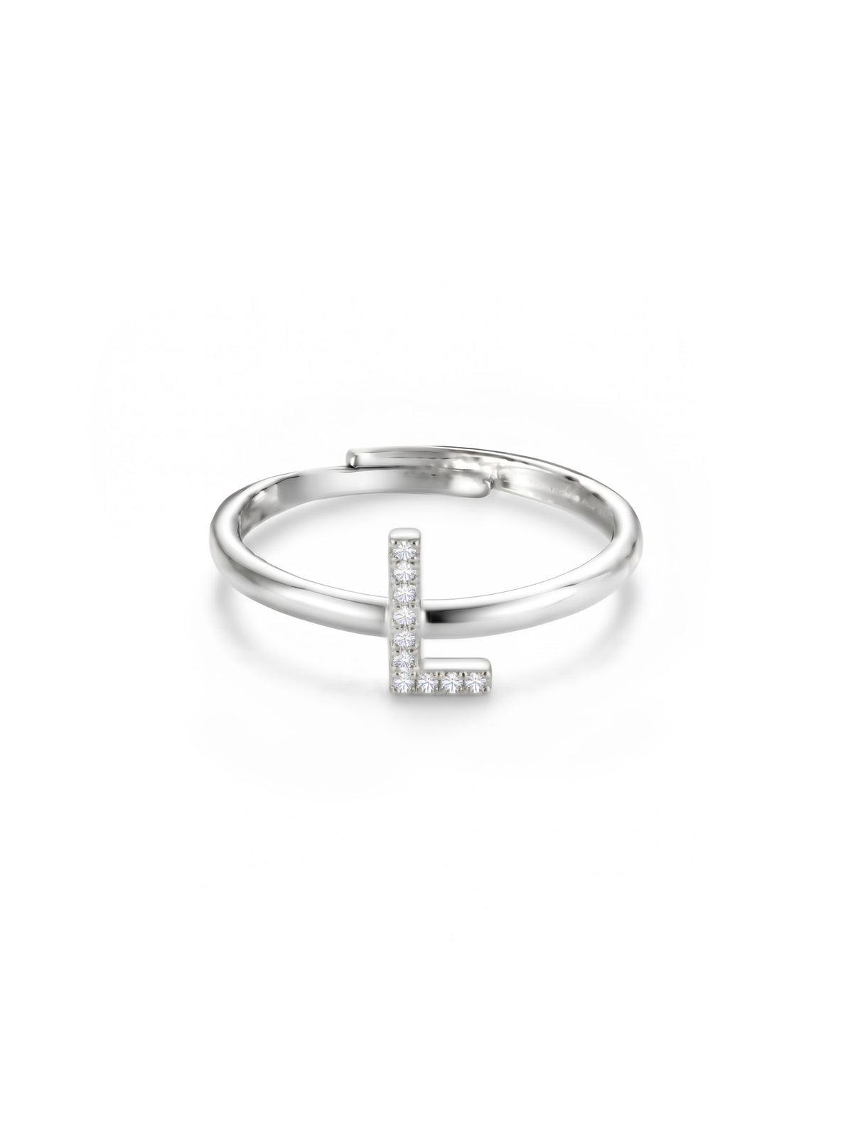 Initial Letters Ring Dilvdò Gold White