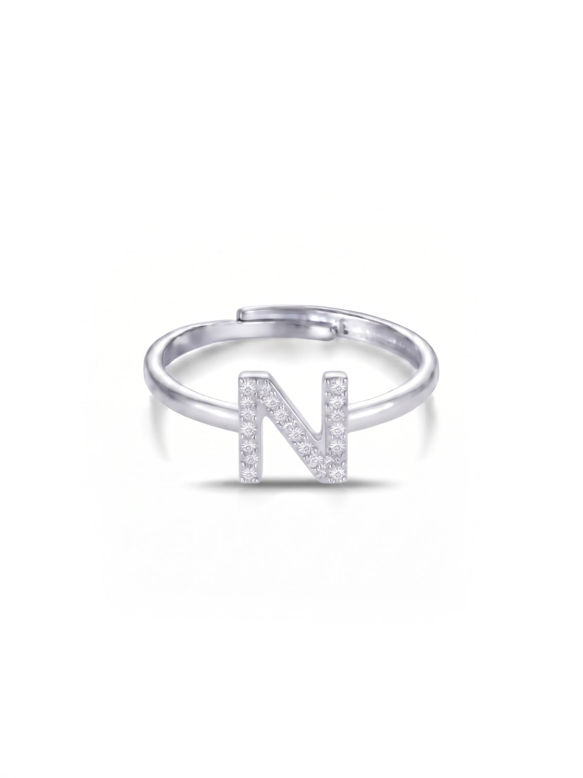 Initial Letters Ring Dilvdò Gold White