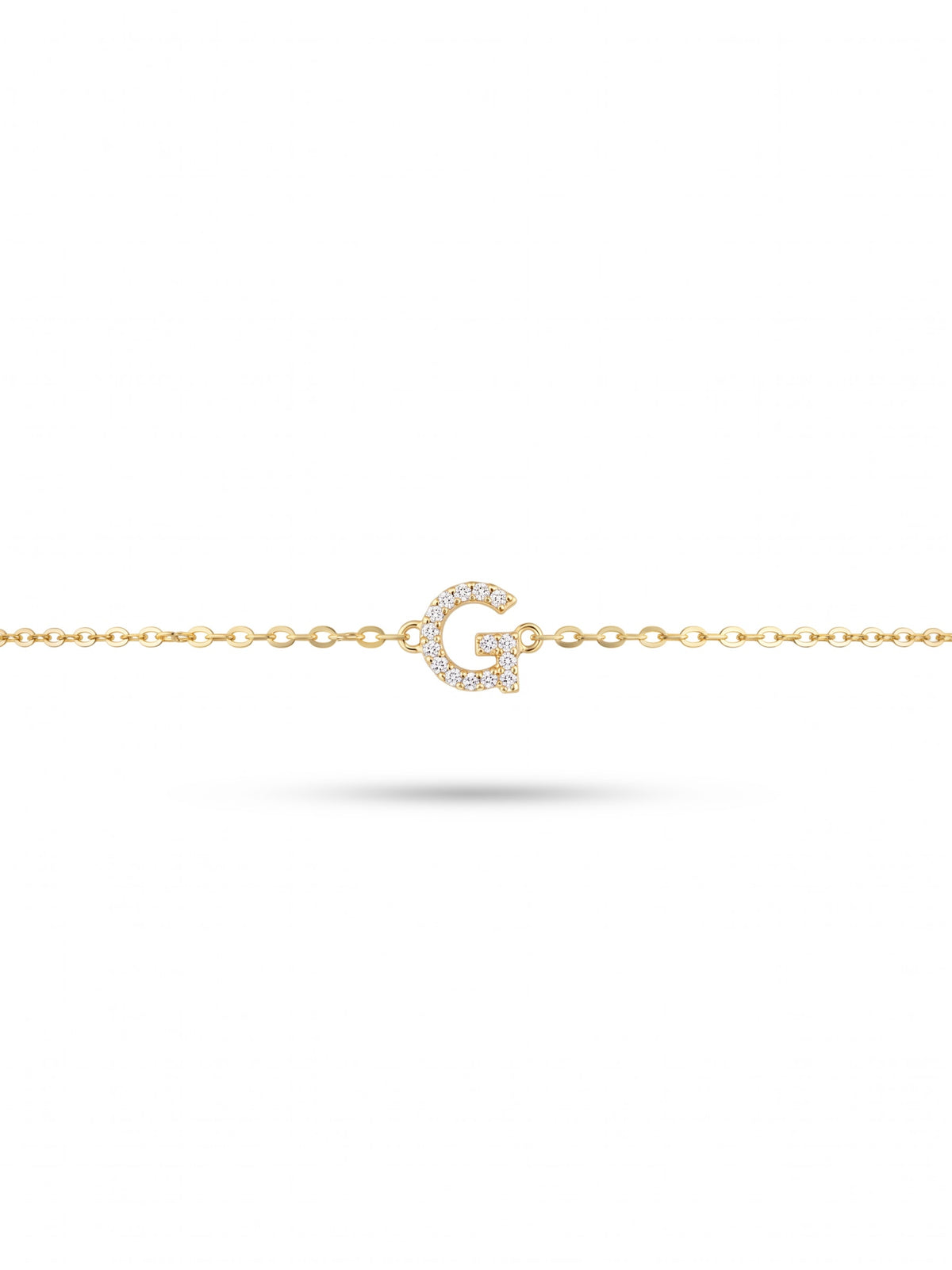 Initial Letters Bracelet Dilvdò Silver White