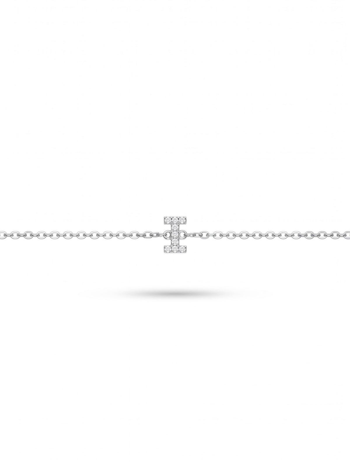Initial Letters Bracelet Dilvdò Silver White
