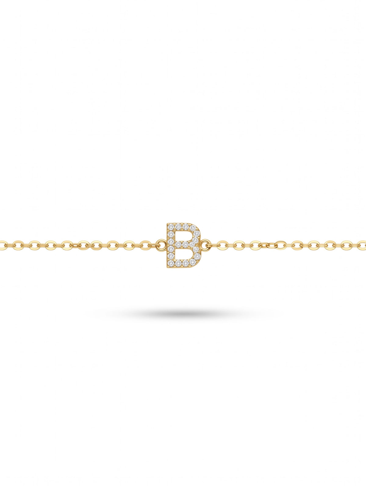 Initial Letters Bracelet Dilvdò Silver White