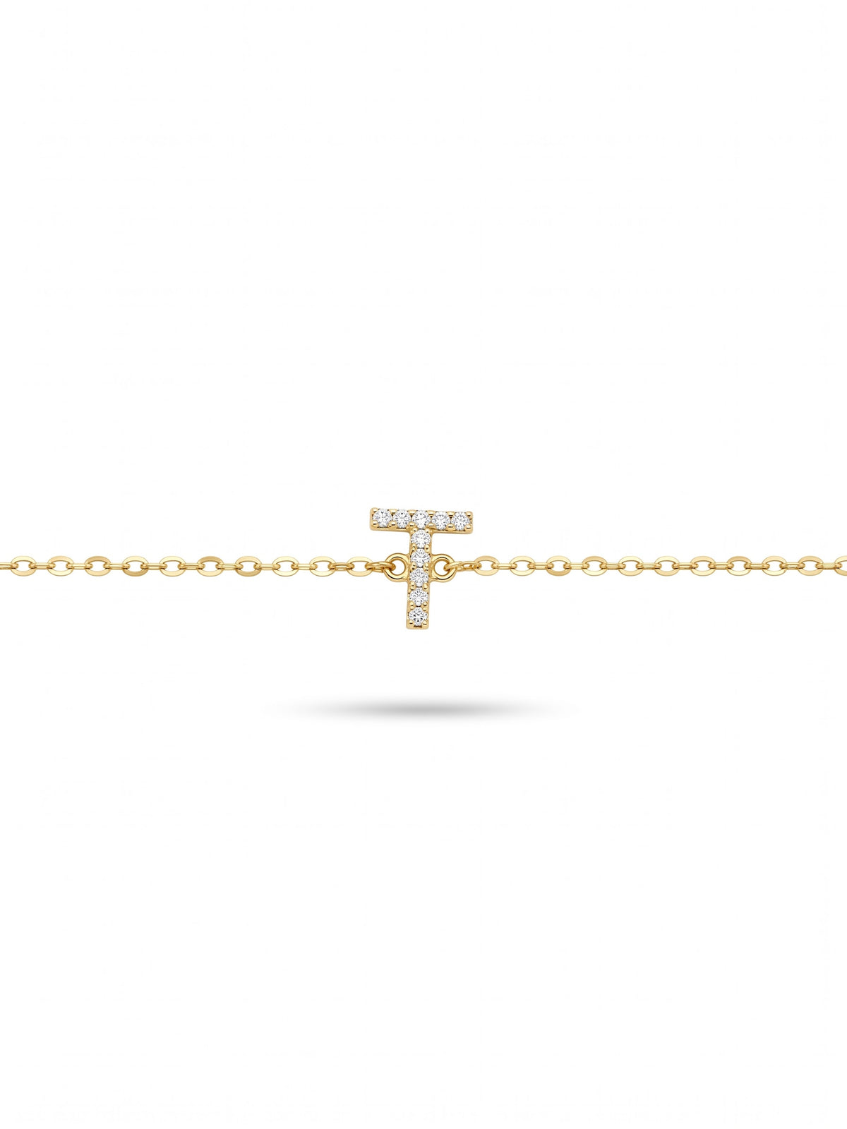 Initial Letters Bracelet Dilvdò Silver White