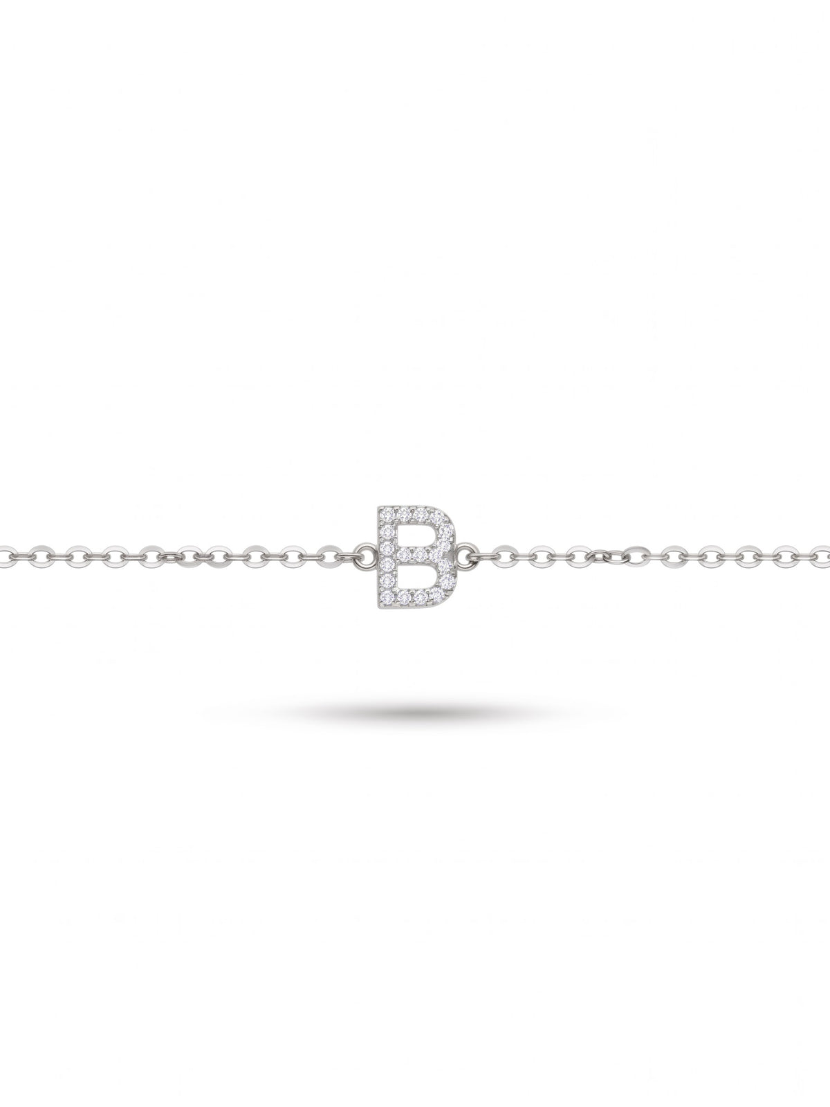 Initial Letters Bracelet Dilvdò Silver White