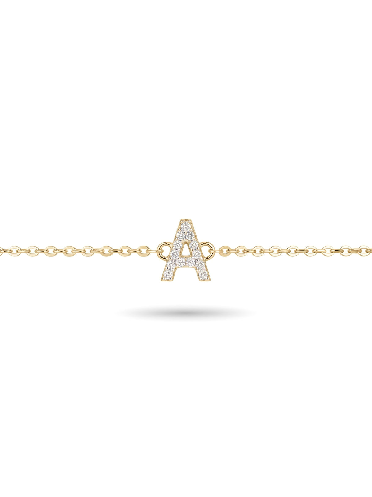 Initial Letters Bracelet Dilvdò Silver White