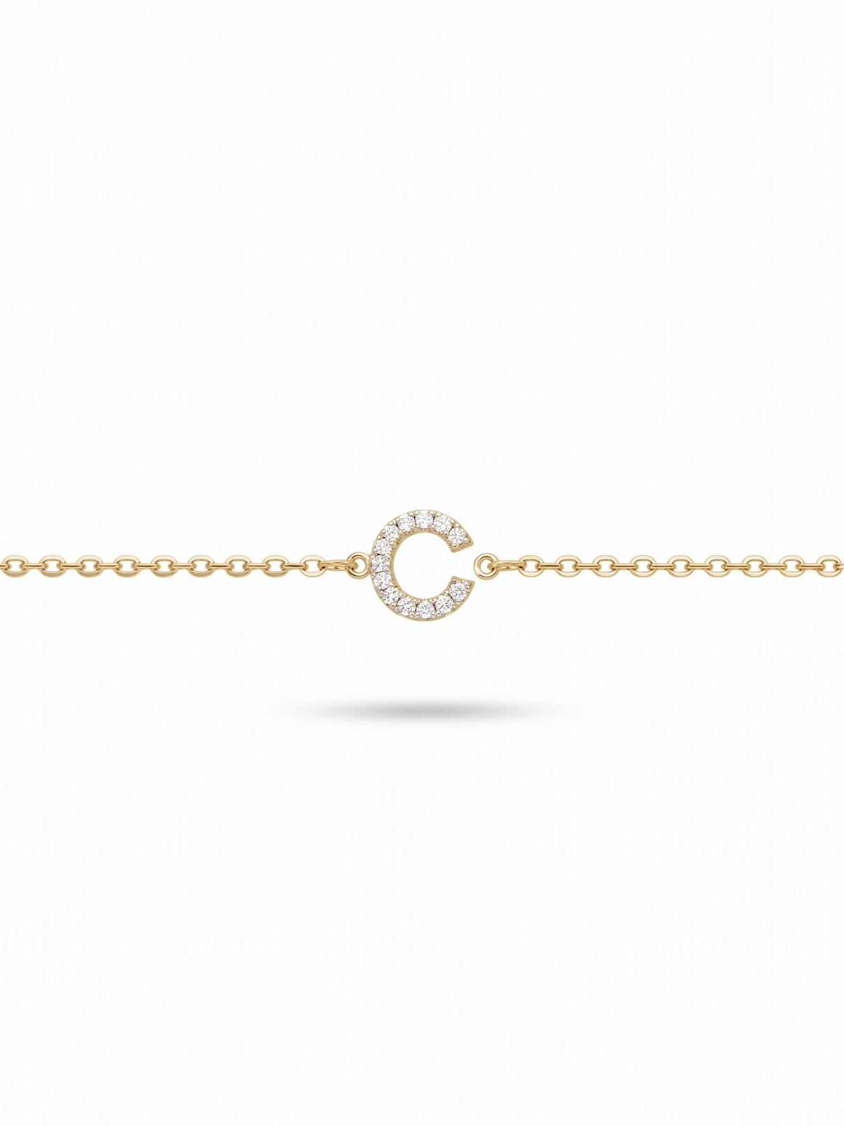Initial Letters Bracelet Dilvdò Silver White