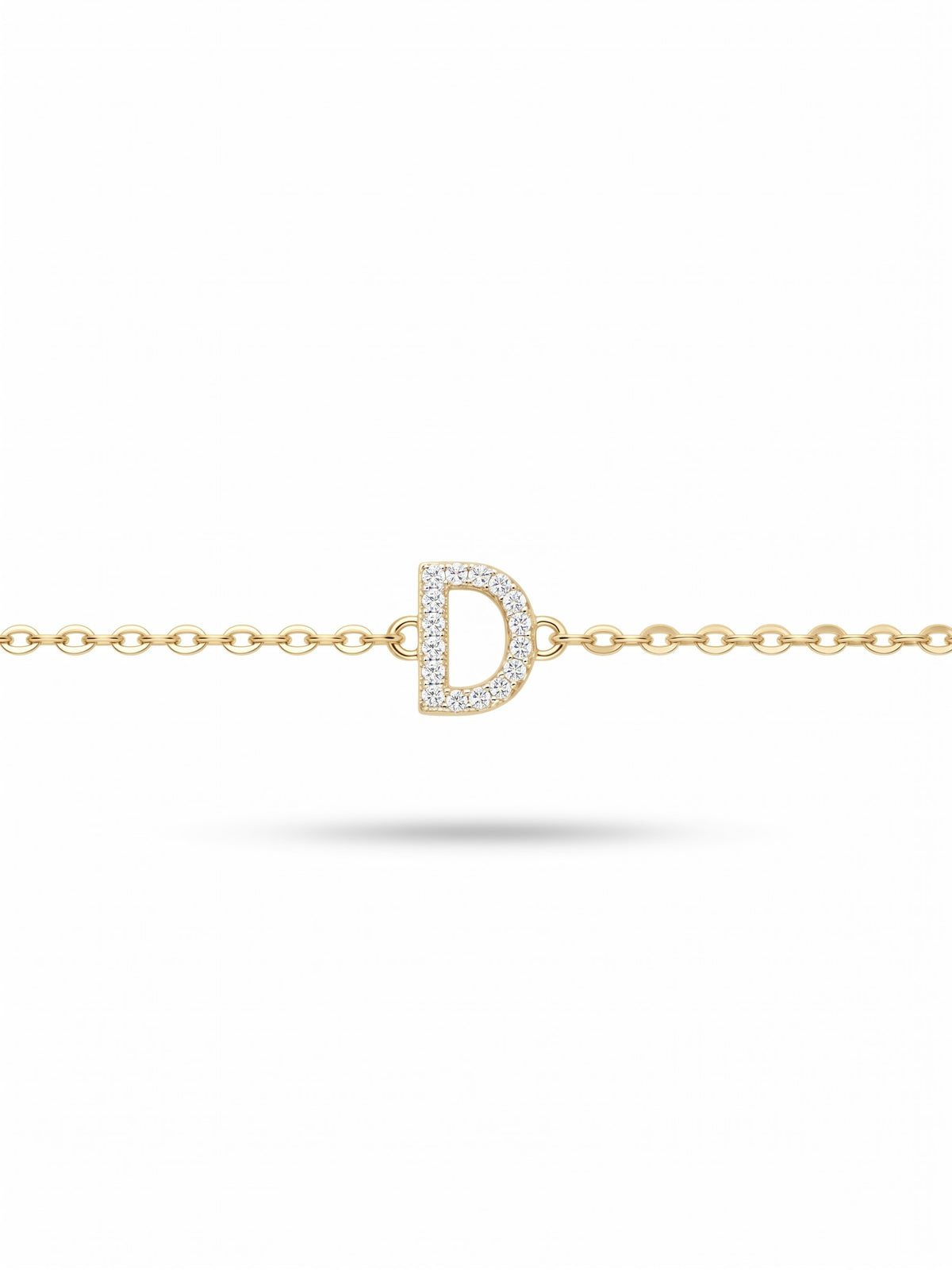 Initial Letters Bracelet Dilvdò Silver White