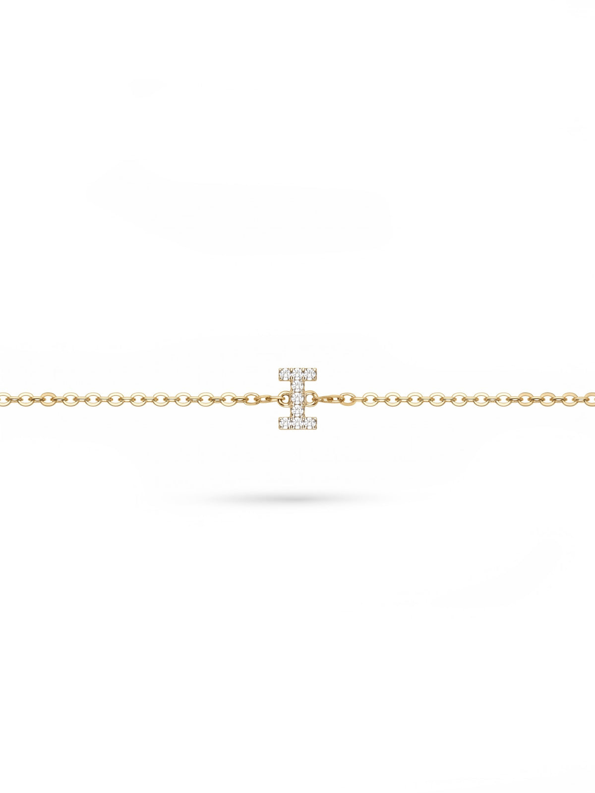 Initial Letters Bracelet Dilvdò Silver White