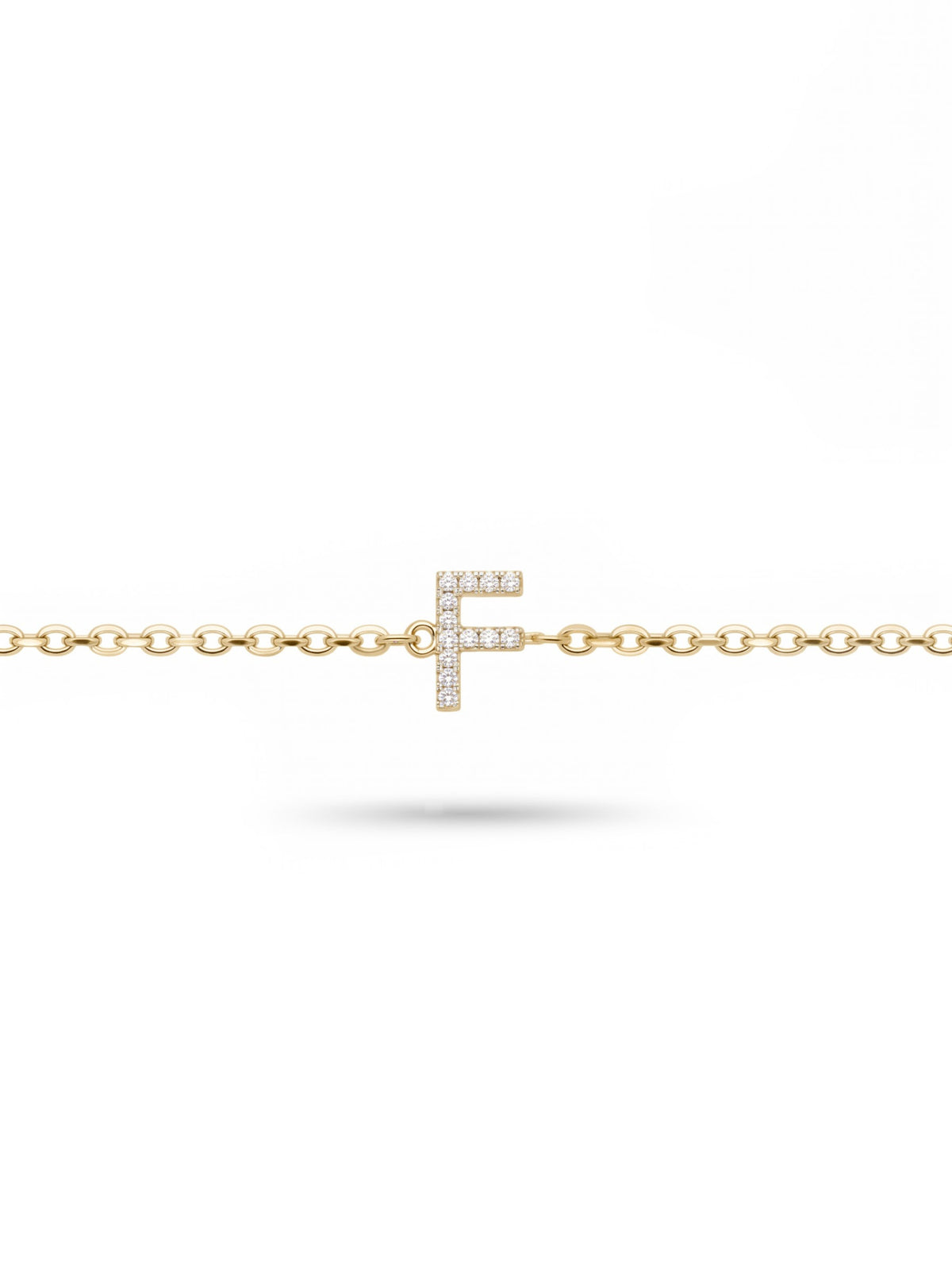 Initial Letters Bracelet Dilvdò Silver White