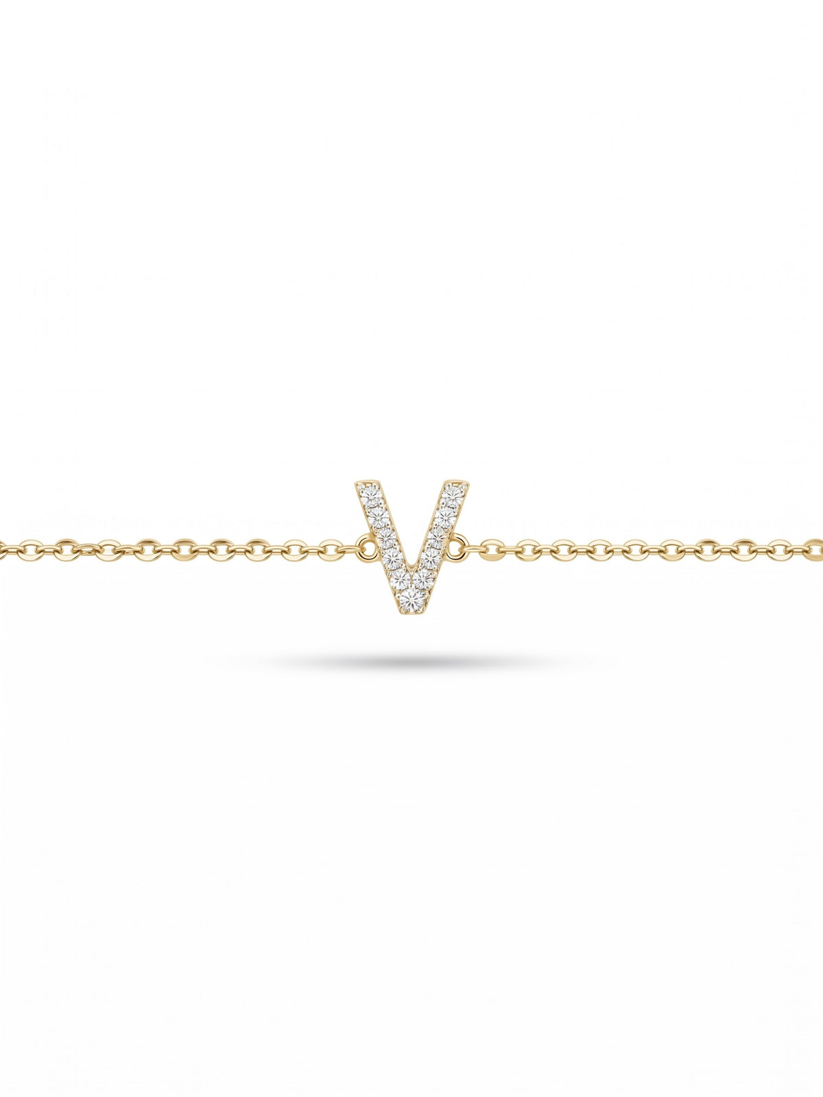 Initial Letters Bracelet Dilvdò Silver White