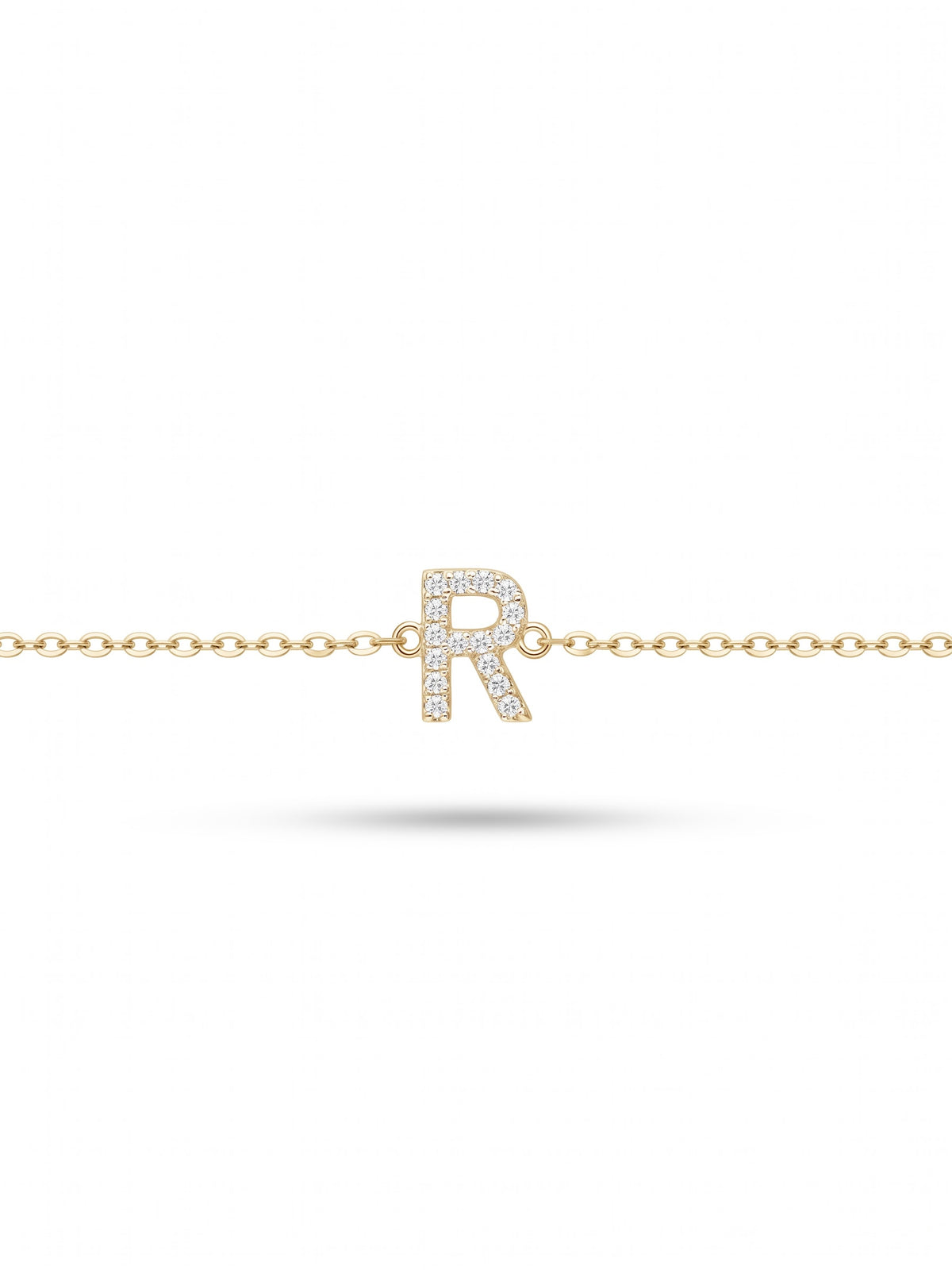 Initial Letters Bracelet Dilvdò Silver White
