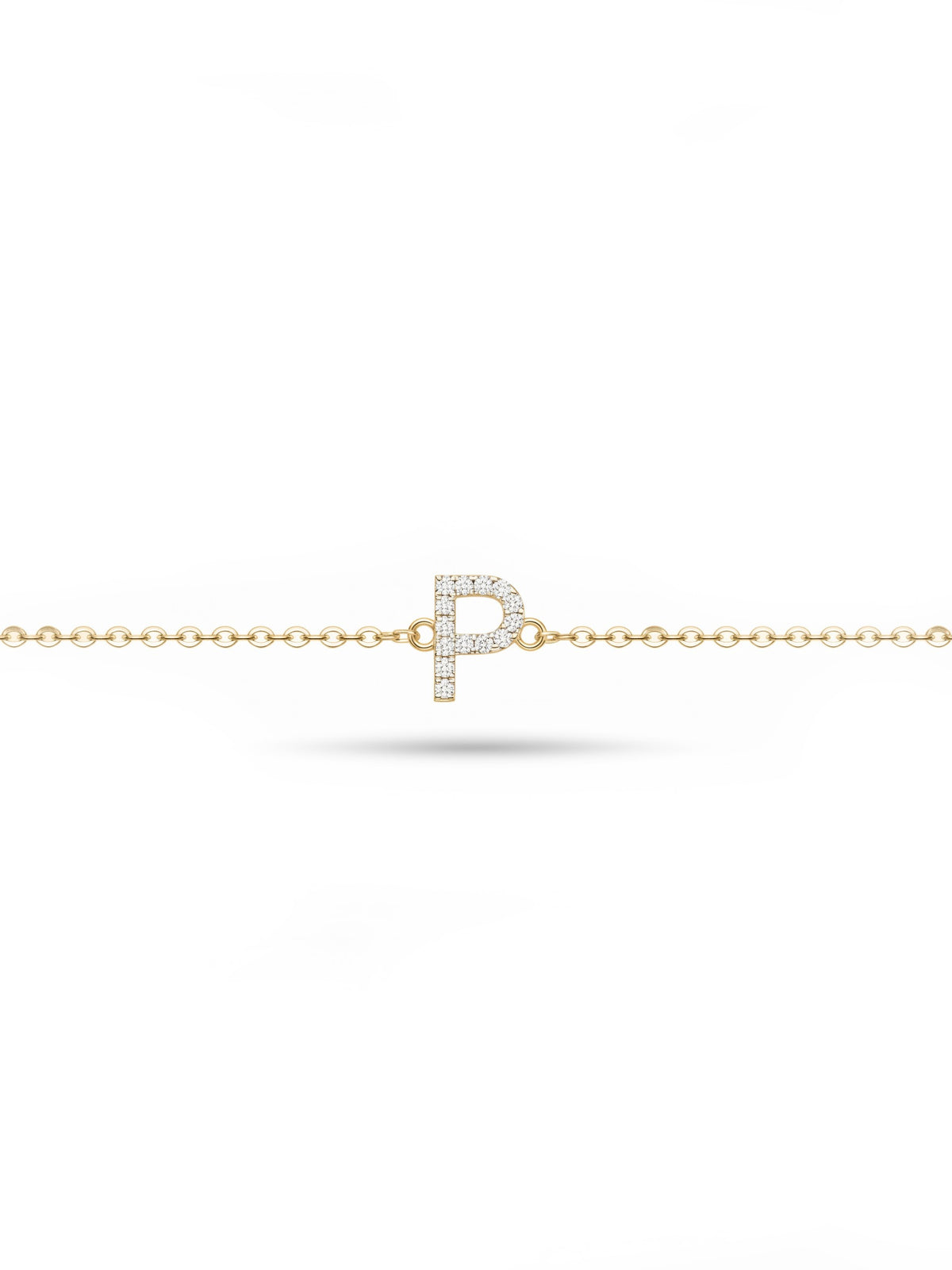 Initial Letters Bracelet Dilvdò Silver White