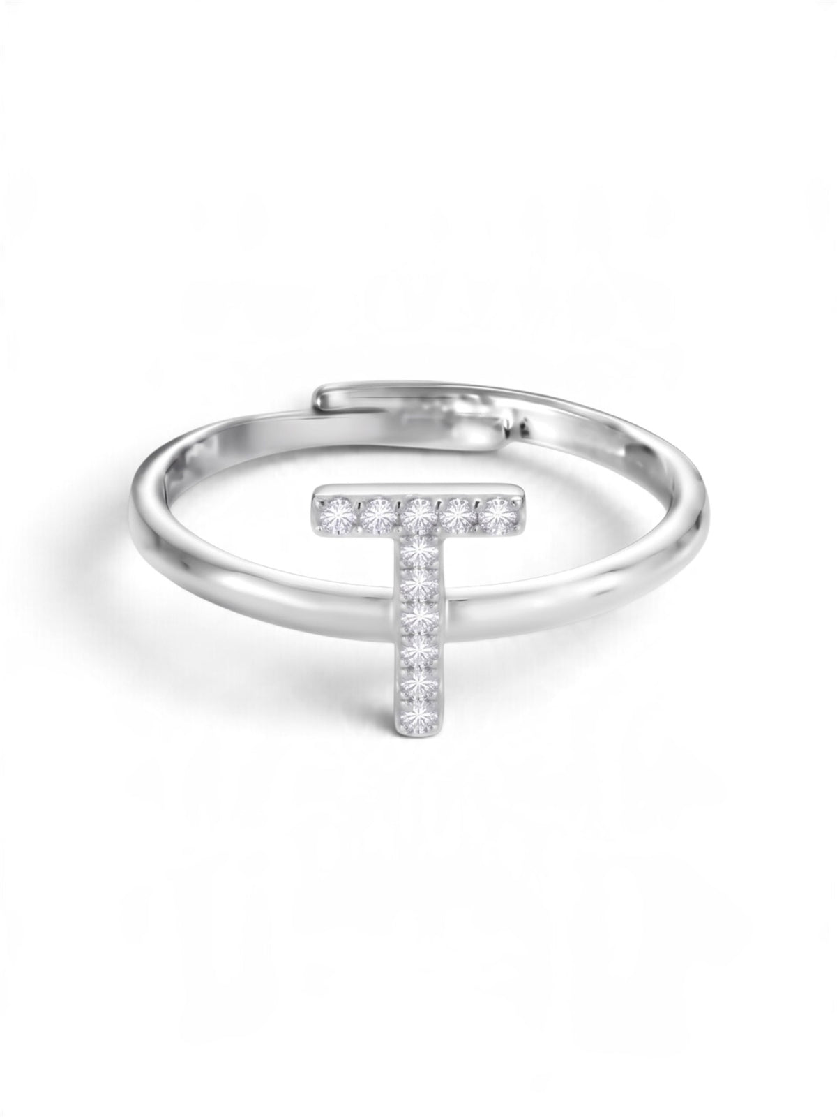 Initial Letters Ring Dilvdò Gold White