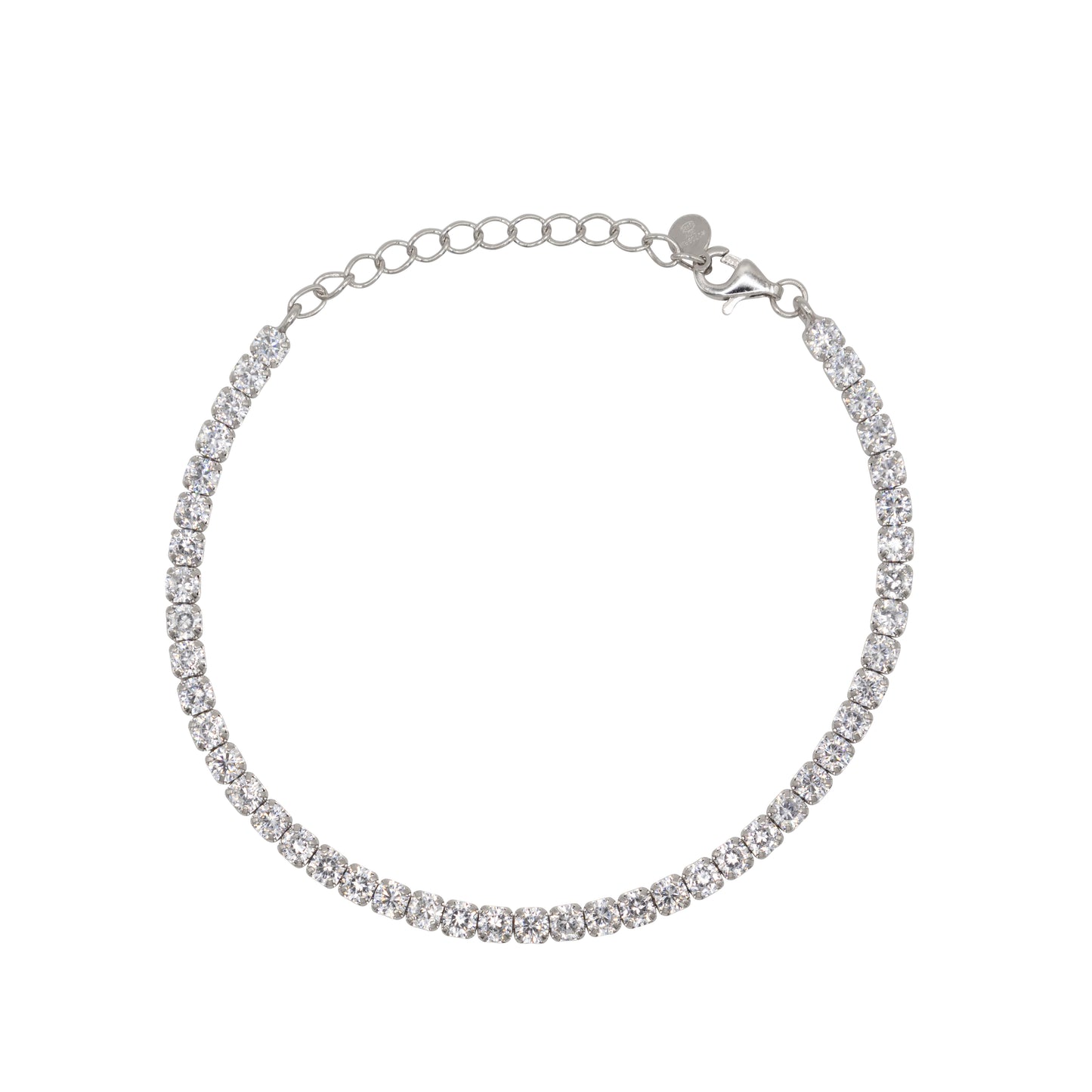 Bracciale Dilvdò Tennis Silver White