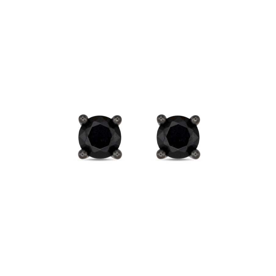 Small Stud Earrings Dilvdò Black Black