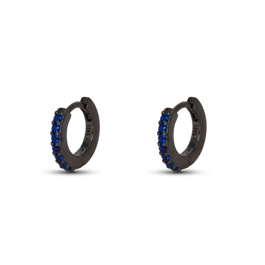 Hoop Ring Dilvdò Black Blue