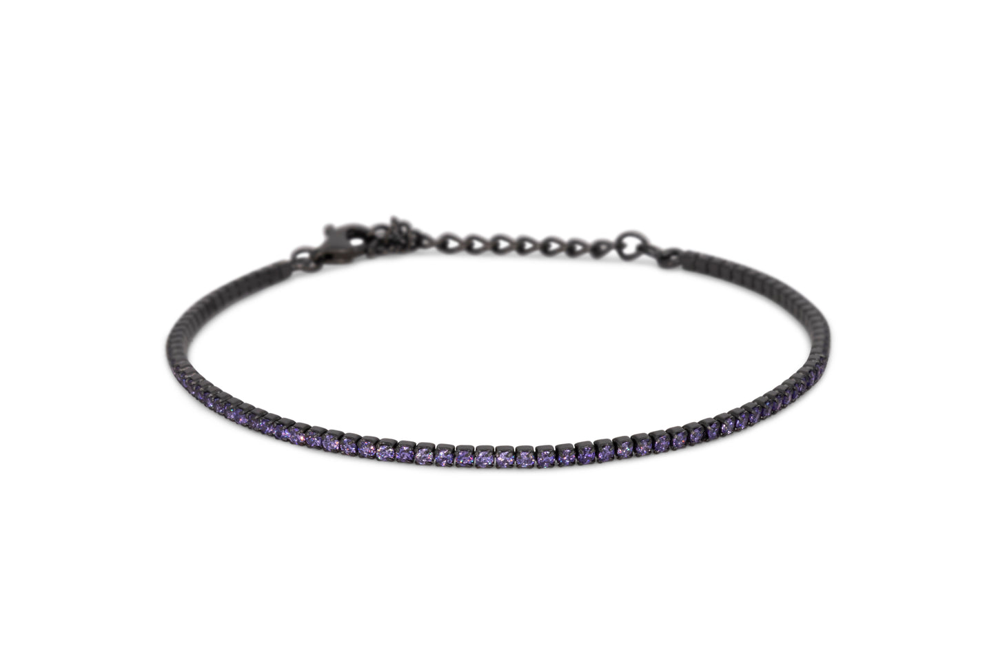 Bracciale Dilvdò Tennis Black Lilac