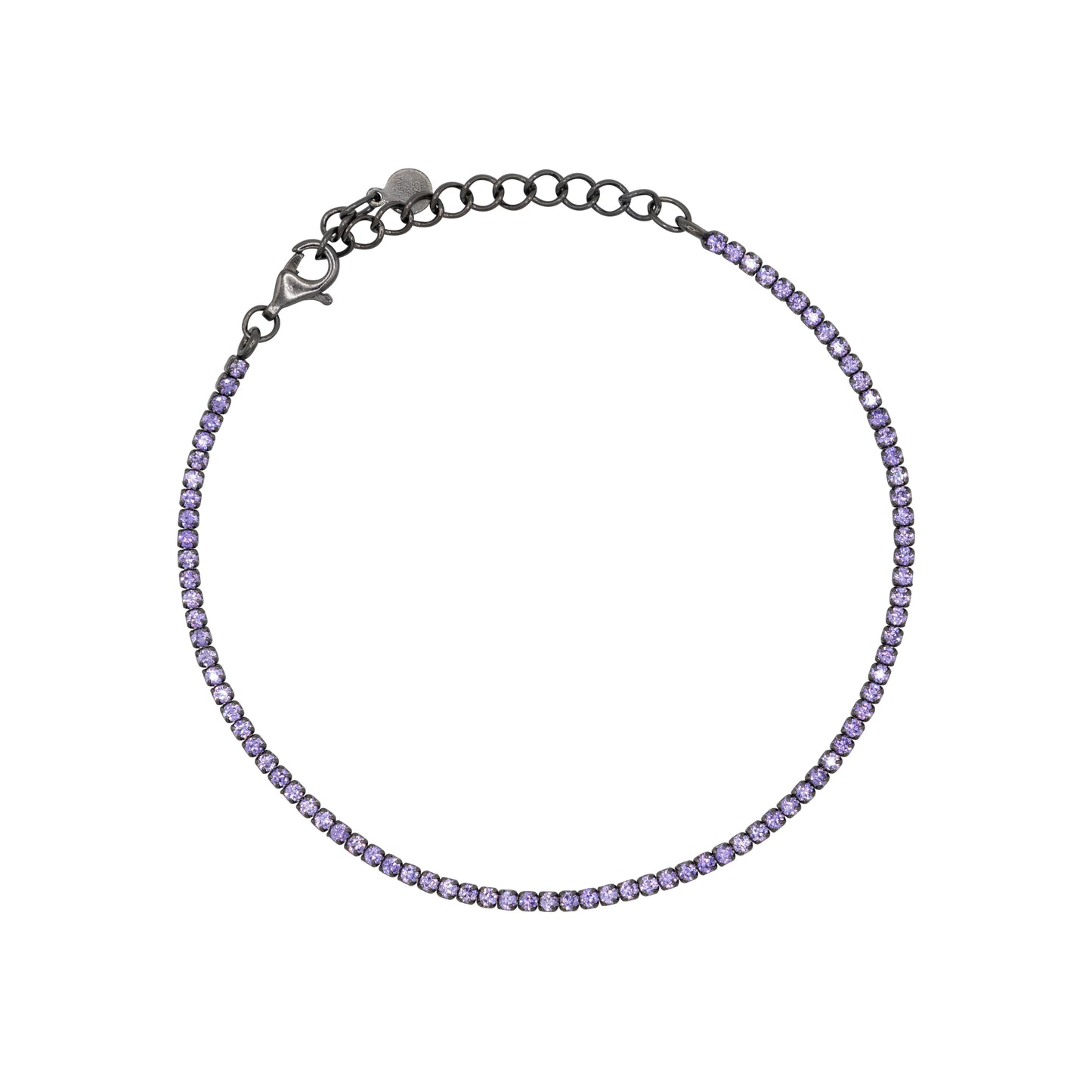 Bracciale Dilvdò Tennis Black Lilac