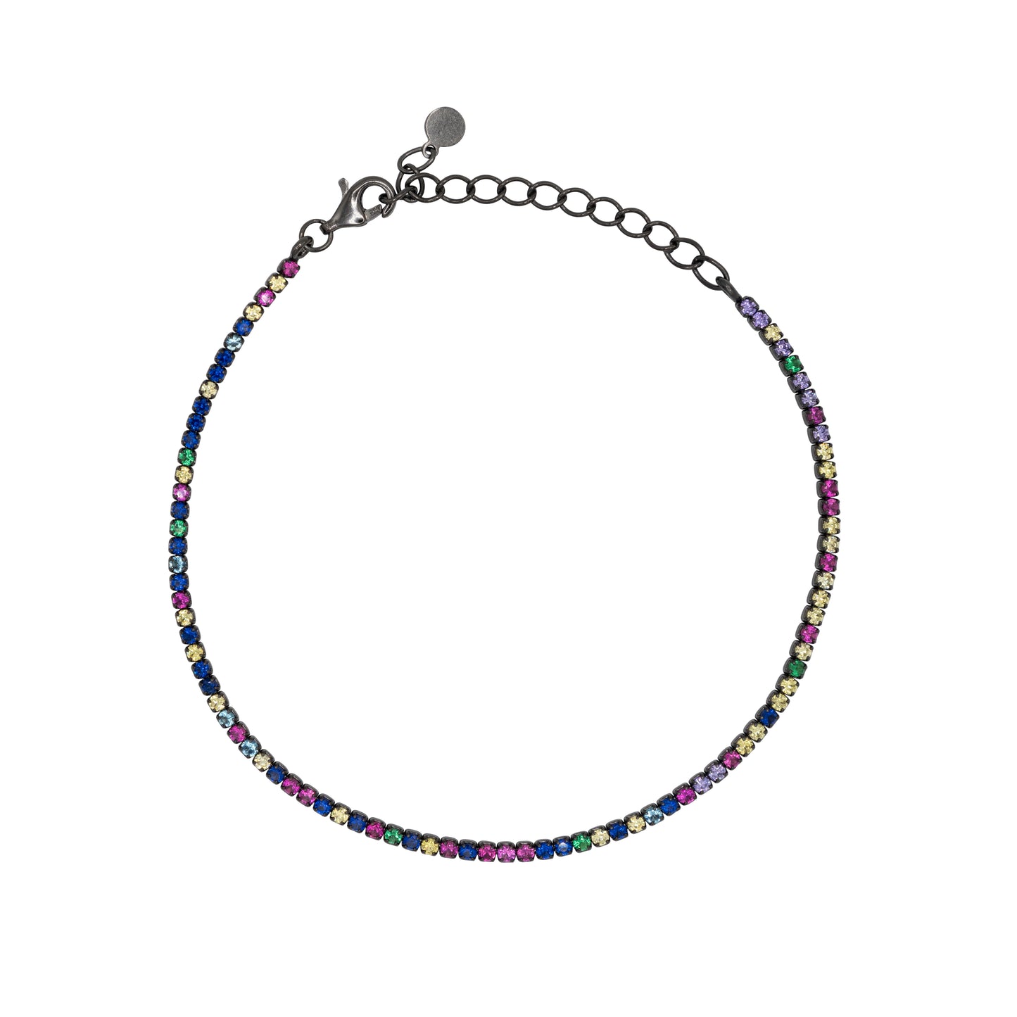 Bracciale Dilvdò Tennis Black Multicolor