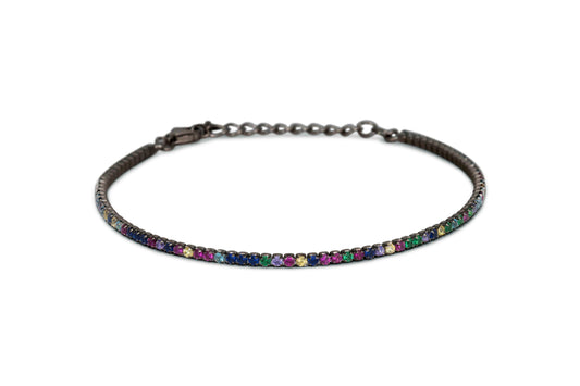 Bracciale Dilvdò Tennis Black Multicolor