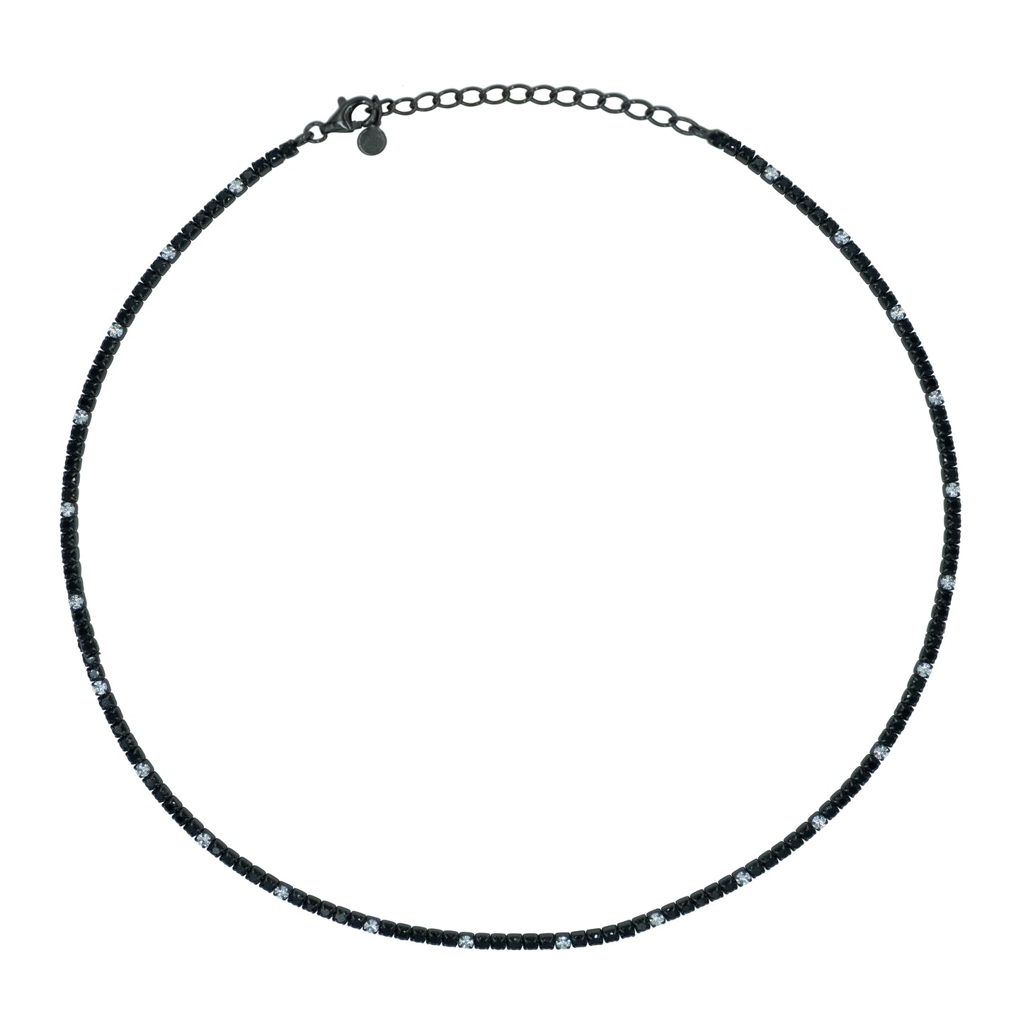 Chocker Dilvdò Tennis Black Black & White