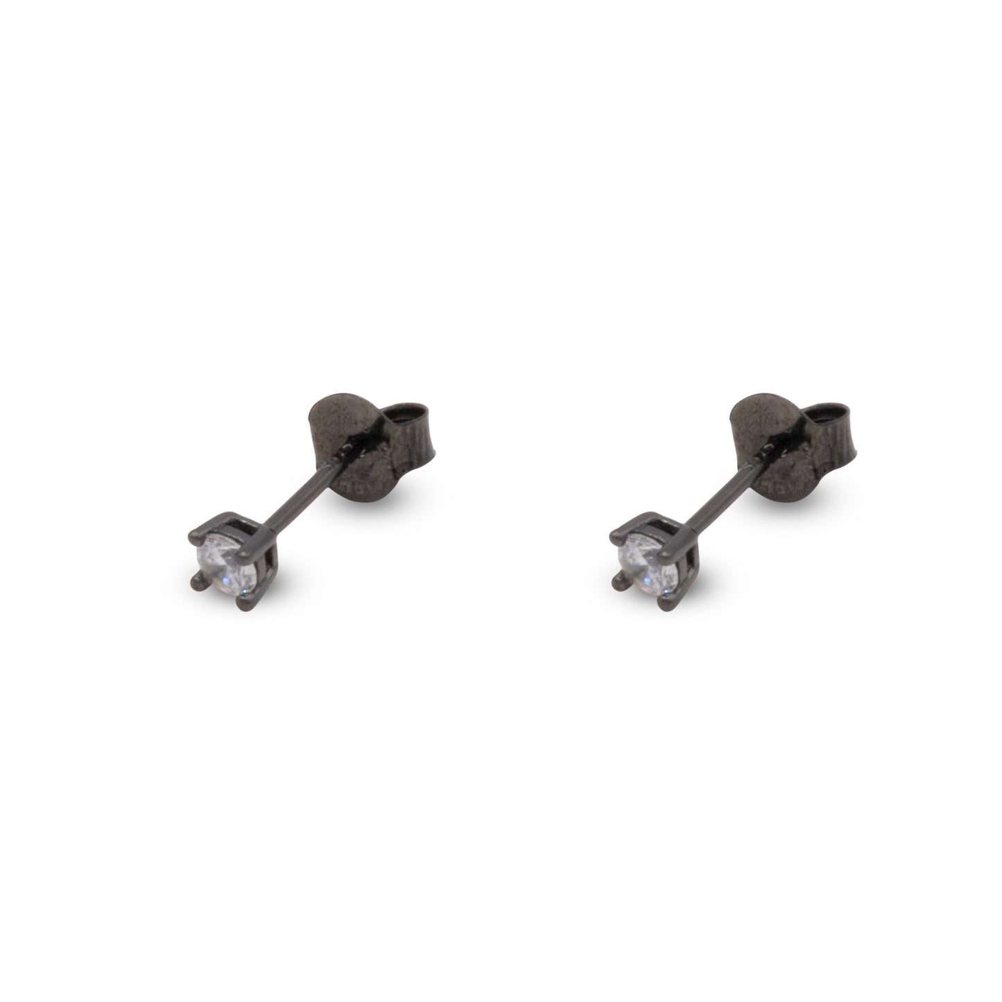 Small Stud Earrings Dilvdò Black White