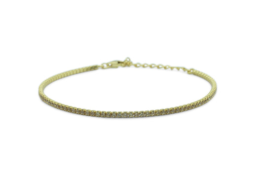 Bracciale Dilvdò Tennis Gold Champagne