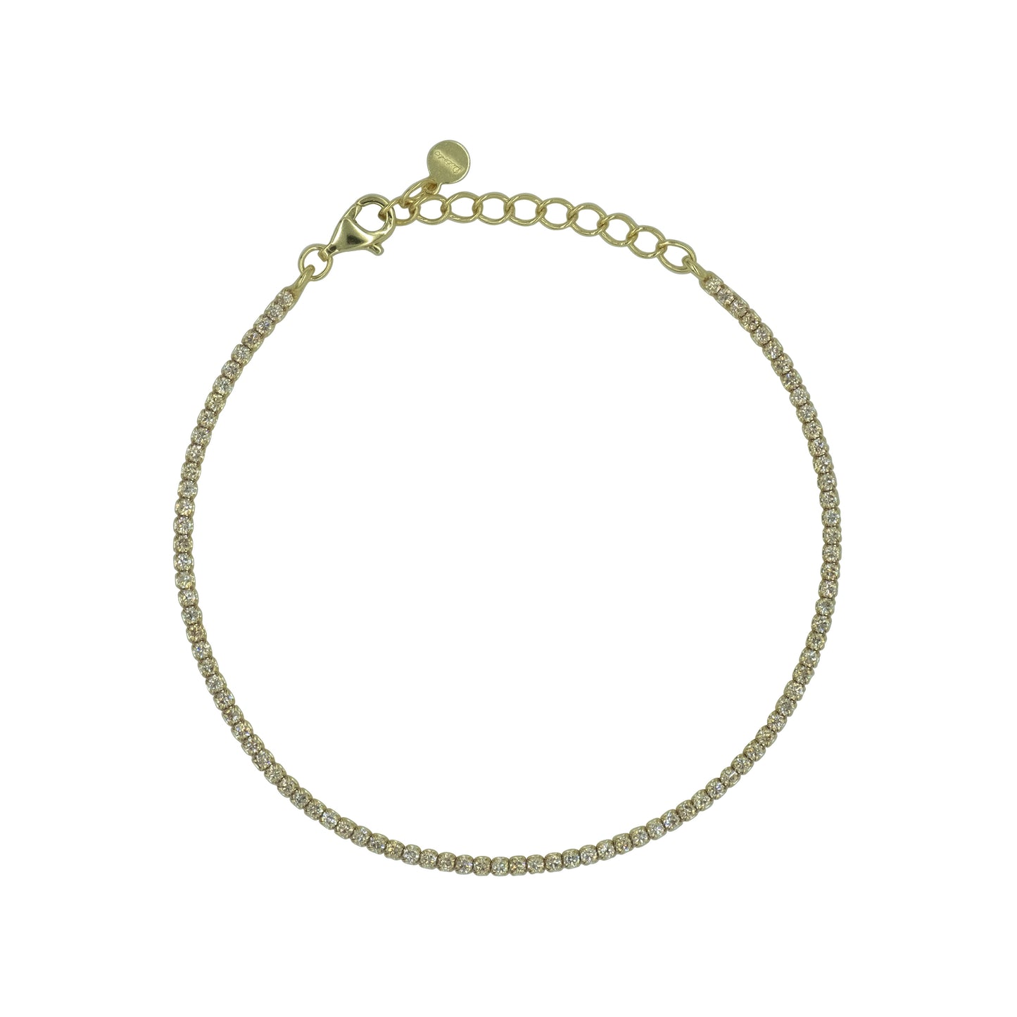 Bracciale Dilvdò Tennis Gold Champagne