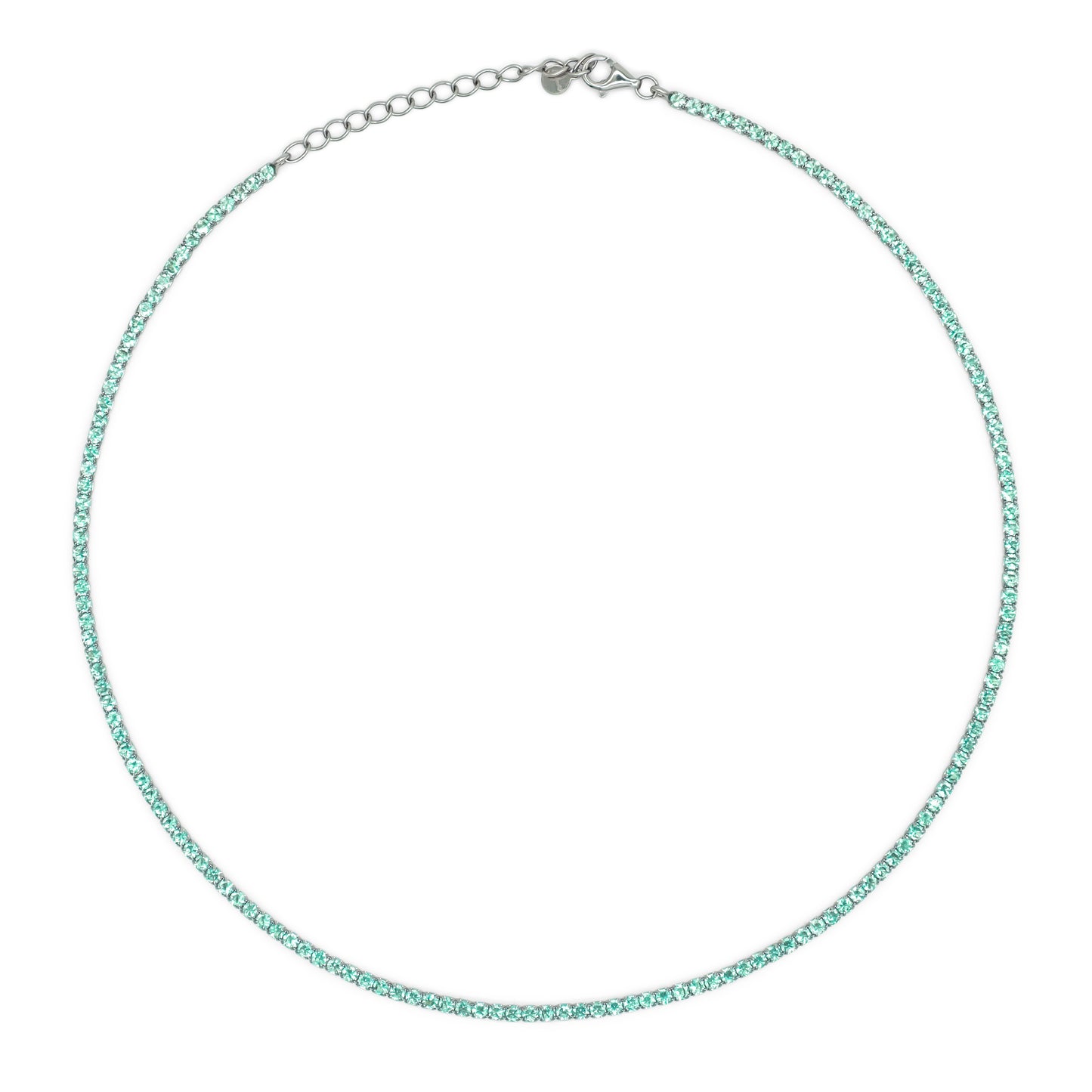 Chocker Dilvdò Tennis Silver Paraiba