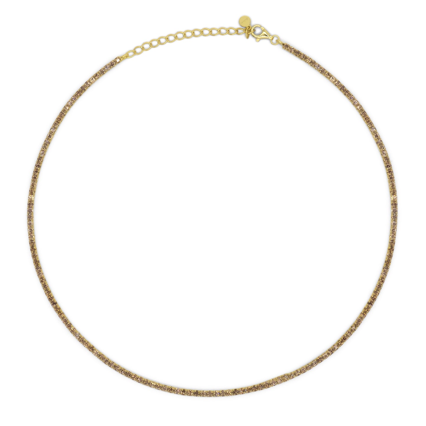 Chocker Dilvdò Tennis Gold Brown