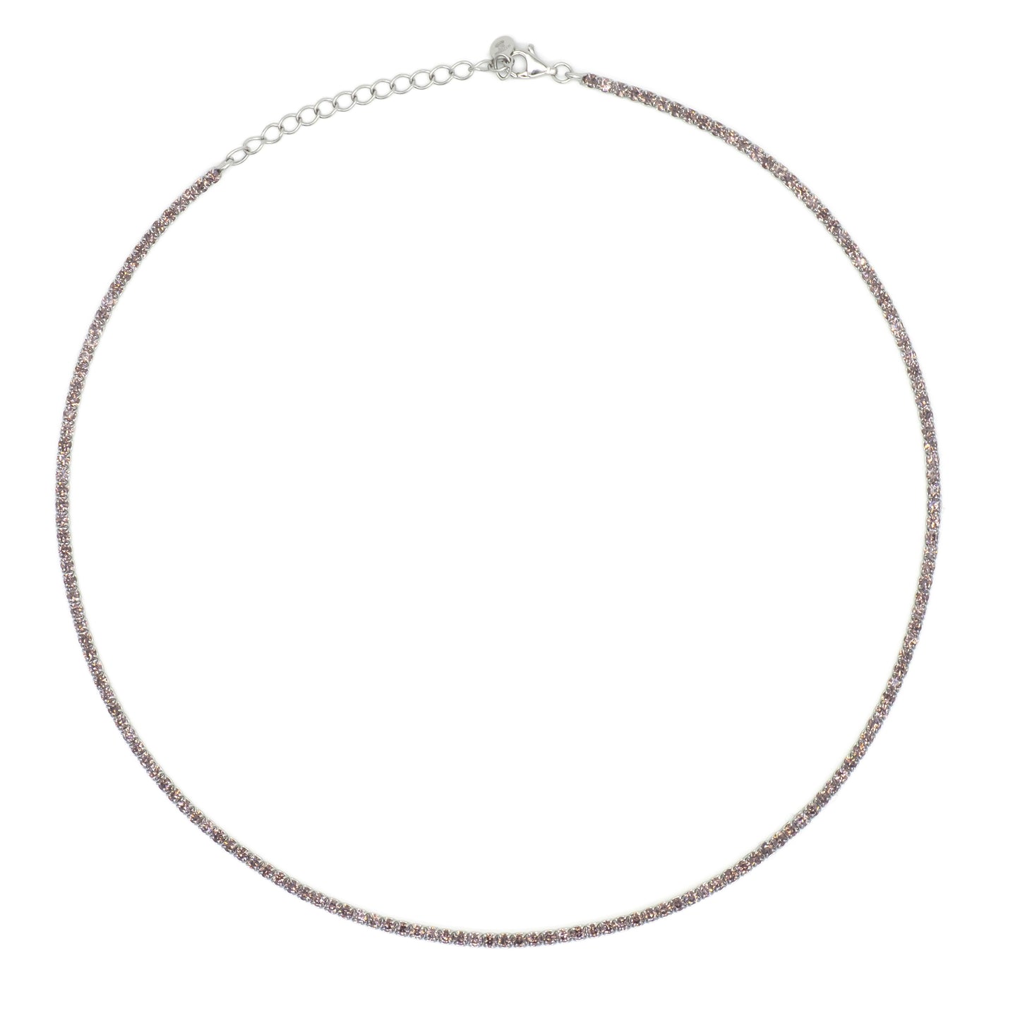 Chocker Dilvdò Tennis Silver Brown