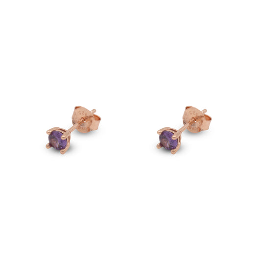 Big Stud Earrings Dilvdò Rosè Lilac
