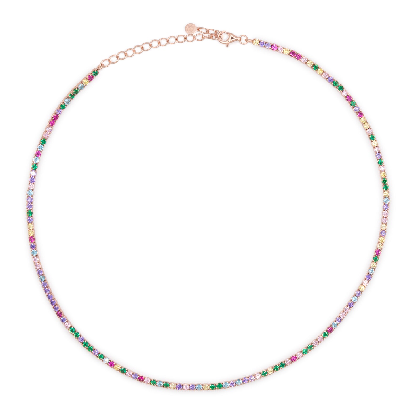 Chocker Dilvdò Tennis Rosè Multicolor