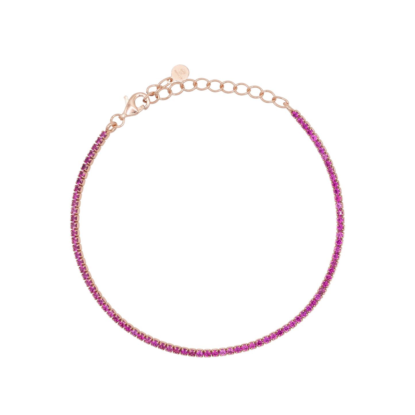 Bracciale Dilvdò Tennis Rosè Ruby